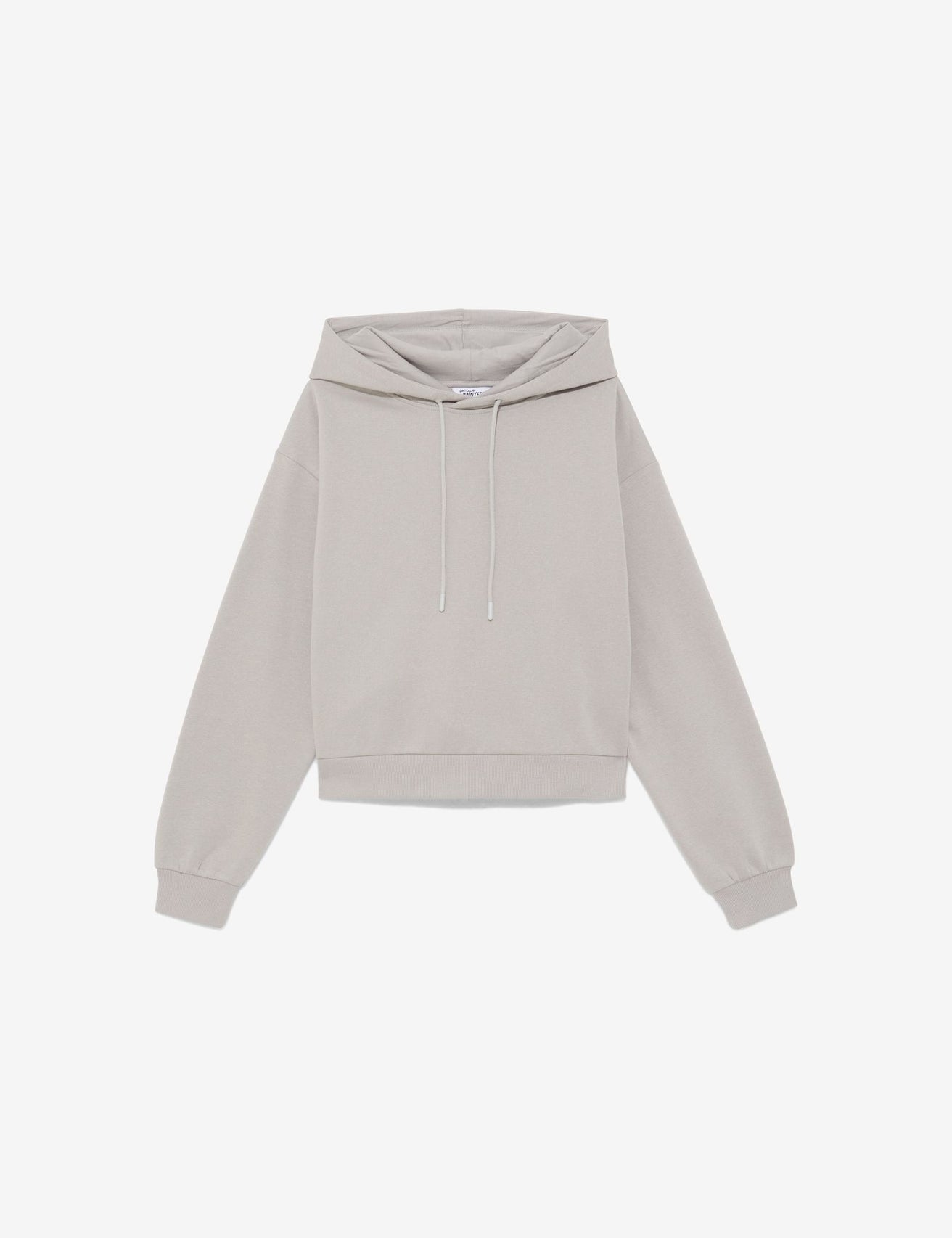 Sweatshirt court oversize gris clair - Image 6