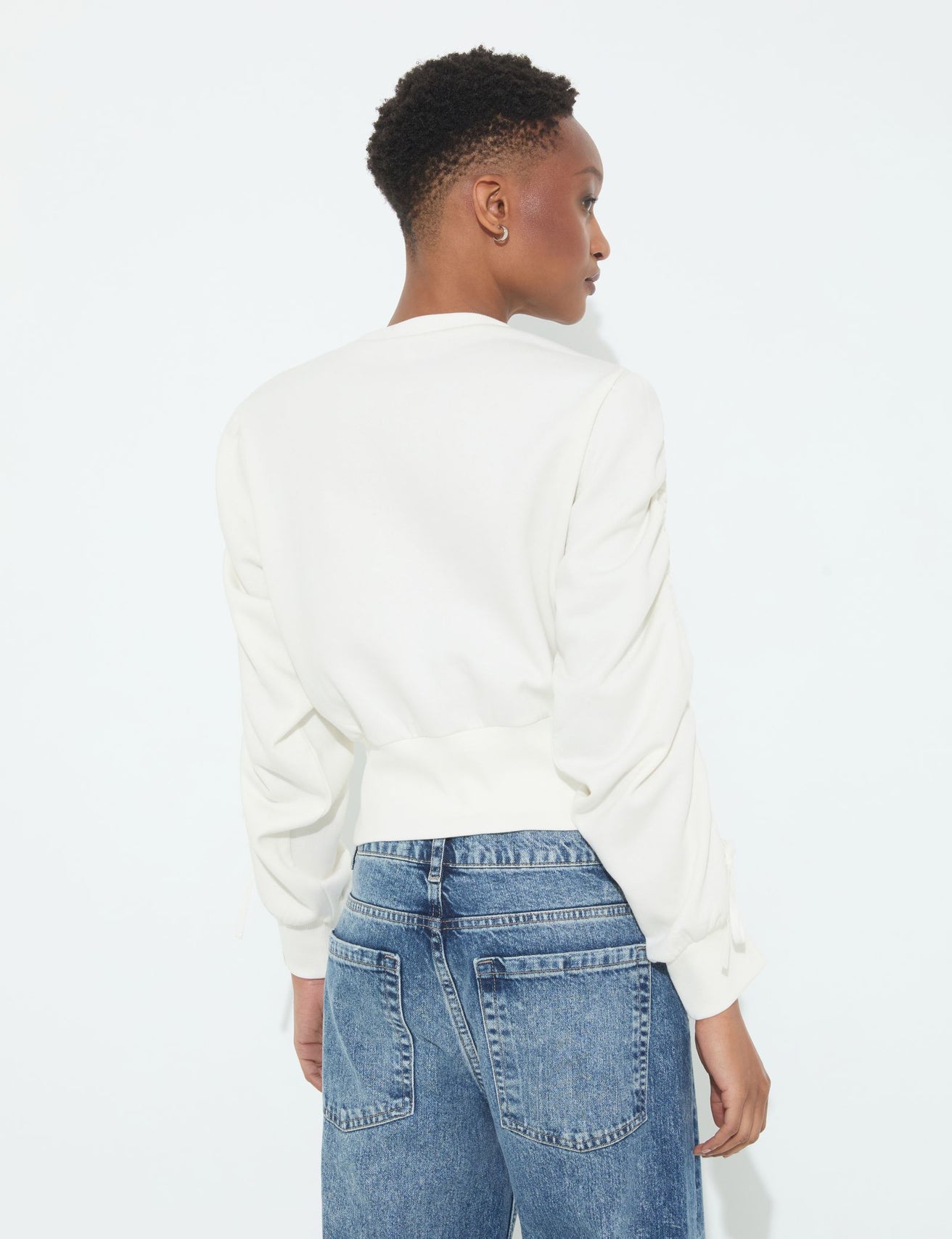 Sweatshirt blanc cassé - Image 2