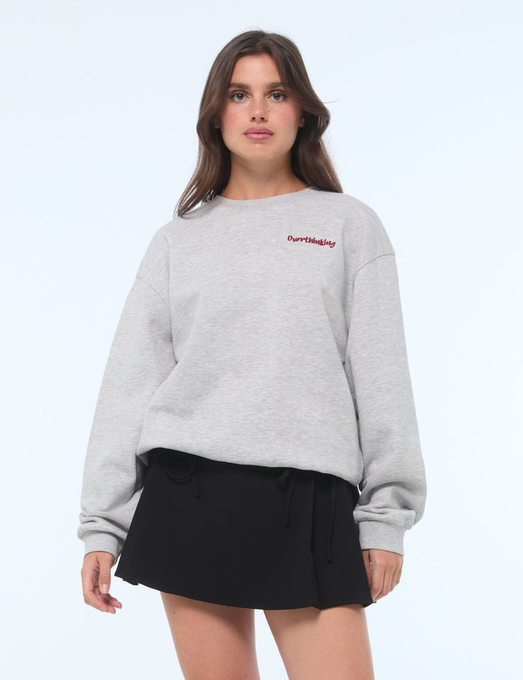 Sweat oversize gris