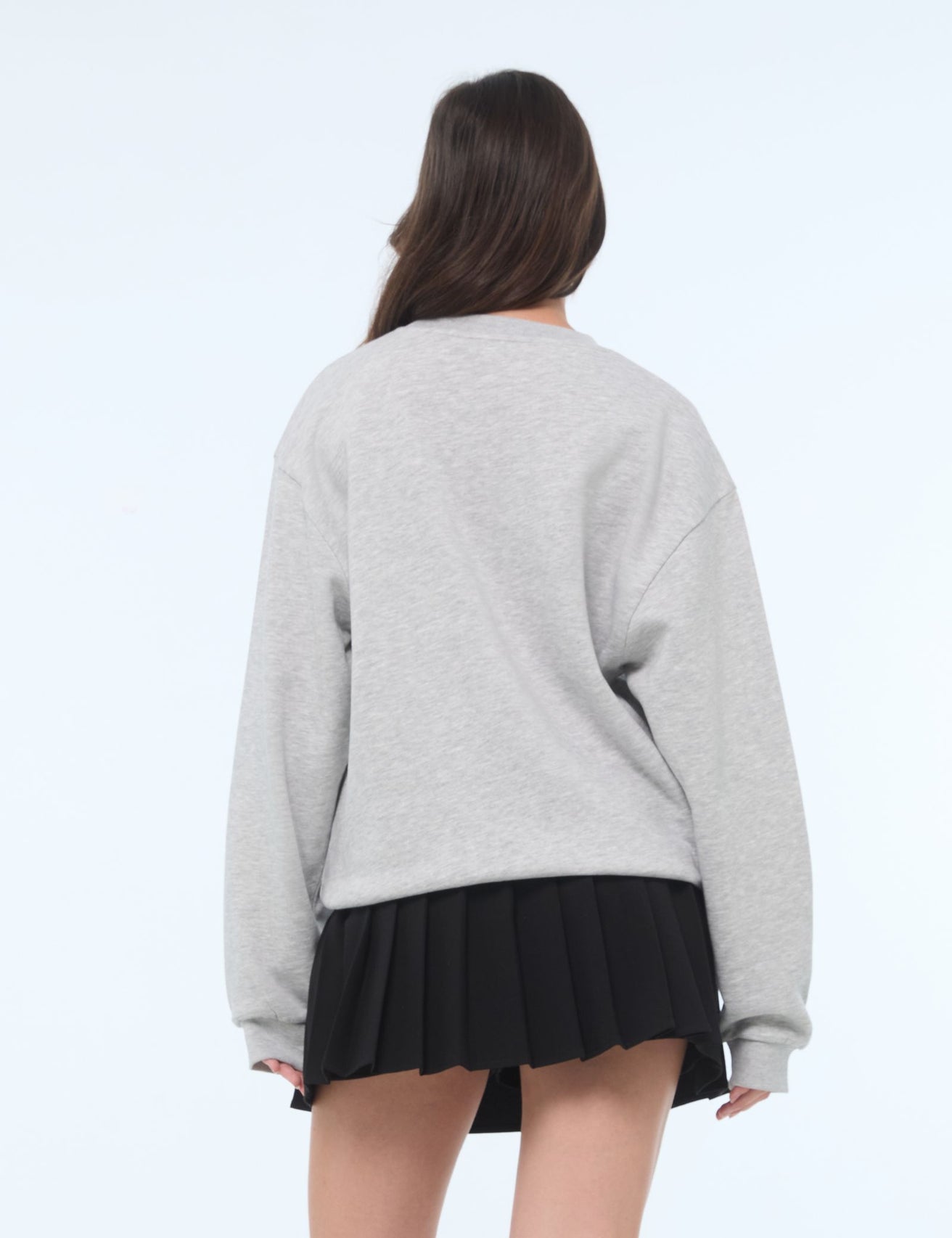 Sweat oversize gris - Image 2