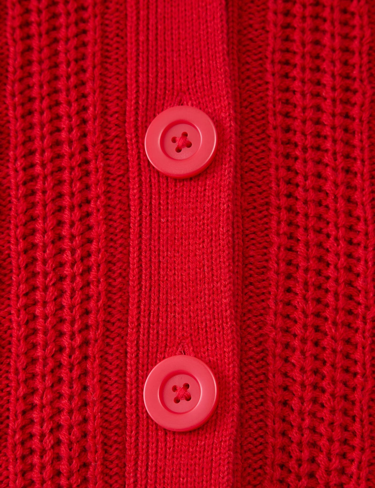 Cardigan sans manches rouge vif - Image 2