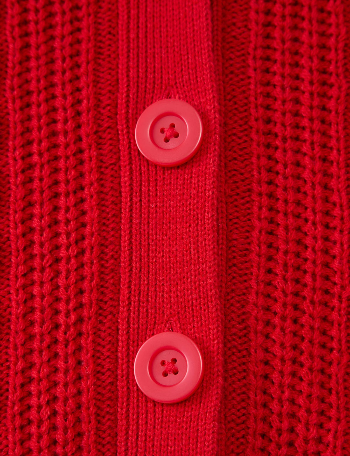 Cardigan sans manches rouge vif