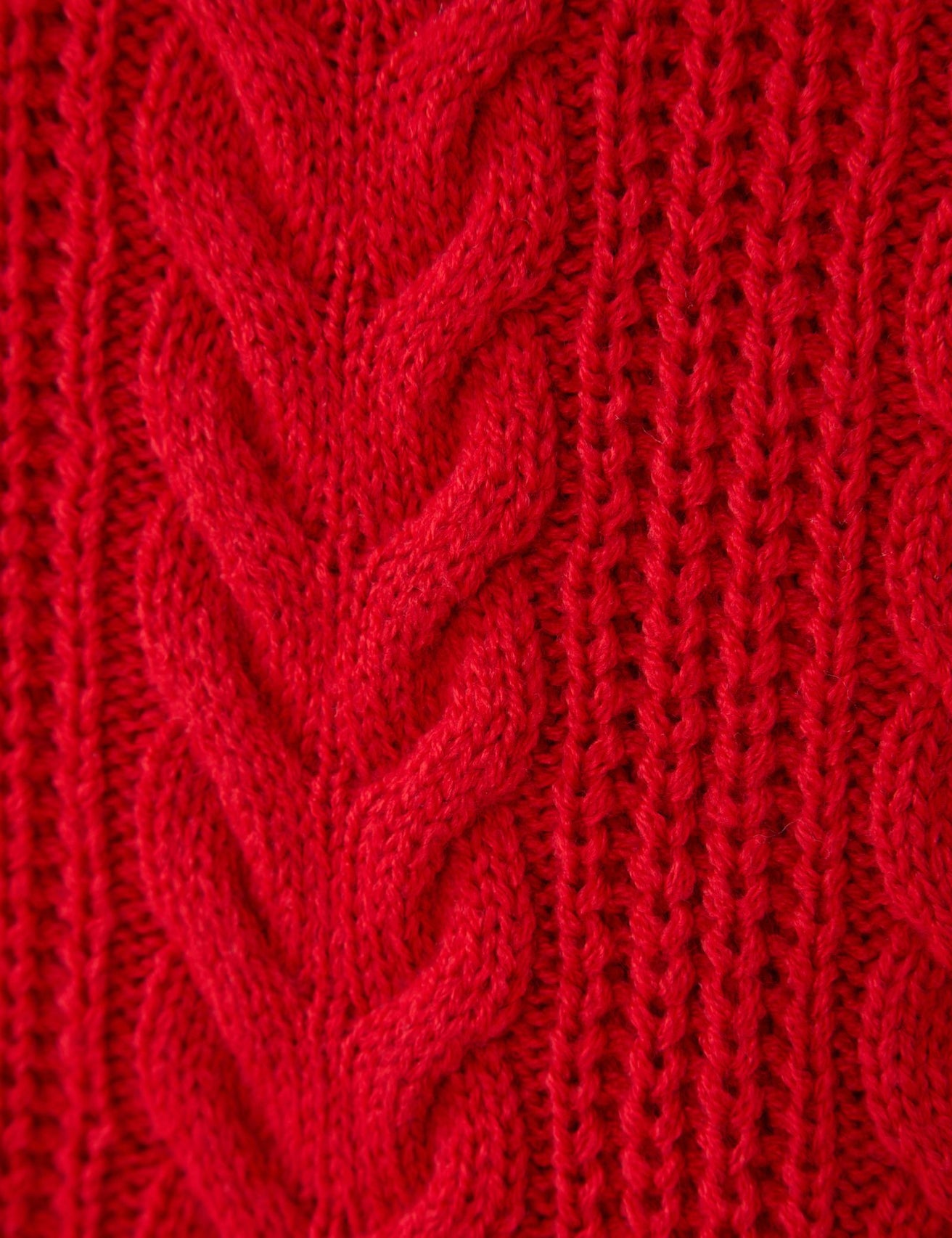 Cardigan sans manches rouge vif - Image 3