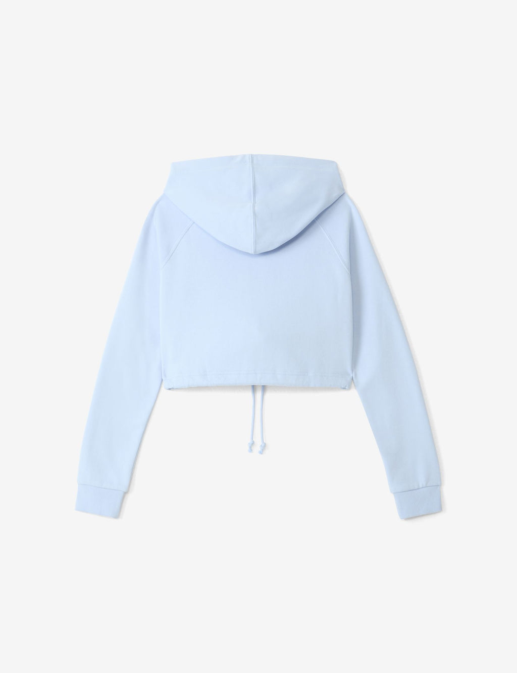 Sweat court zippé bleu gris