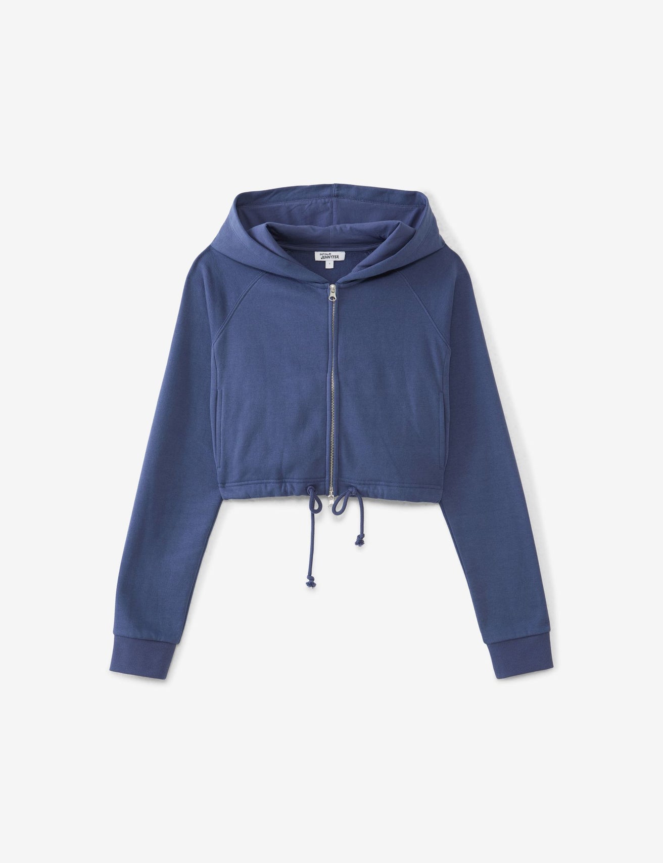 Sweatshirt zippé bleu ardoise - Image 4