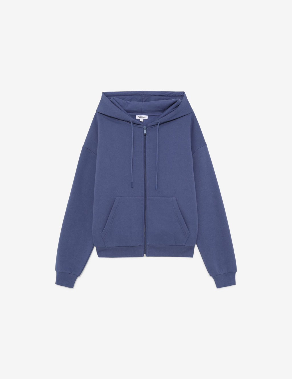 Sweat zippé bleu ardoise