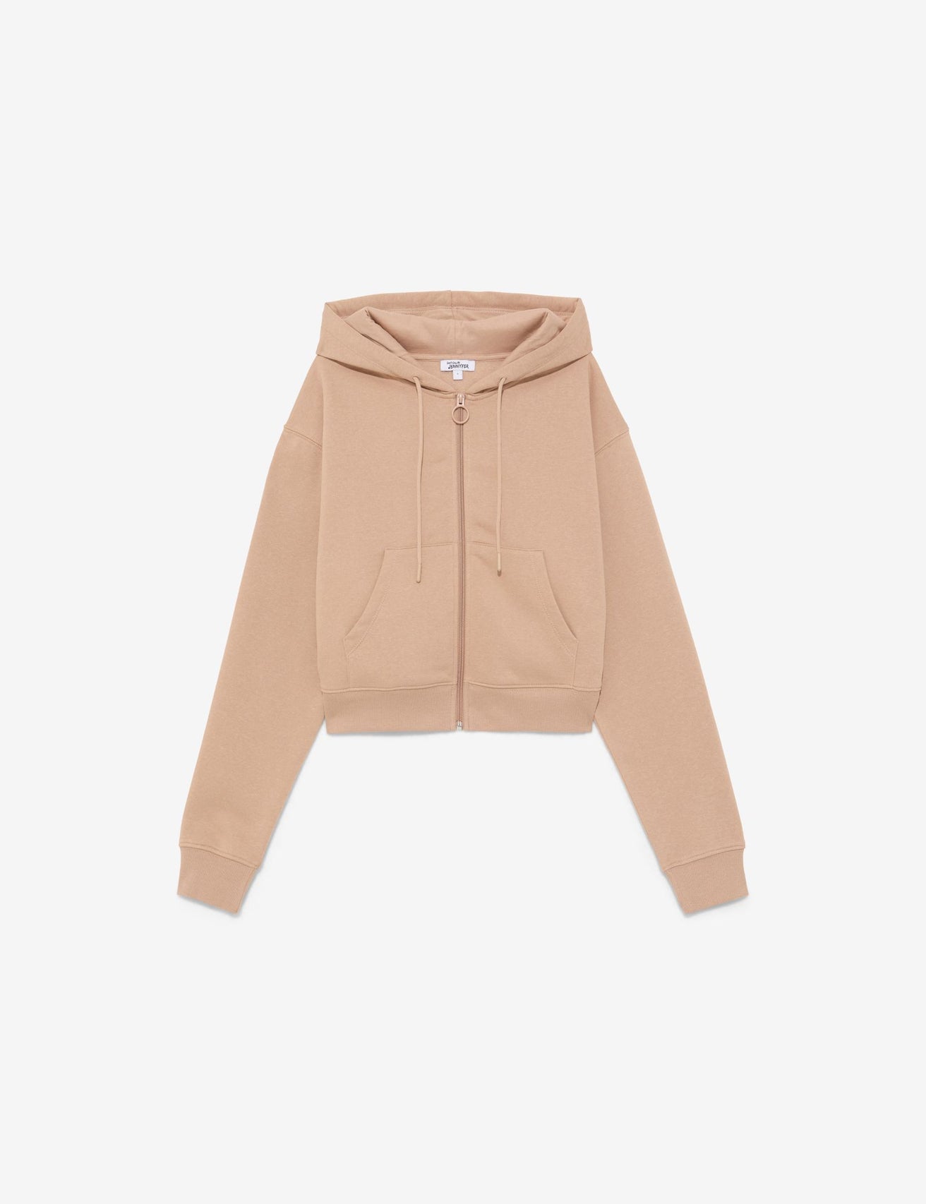 Sweat oversize zippé bois de rose - Image 6