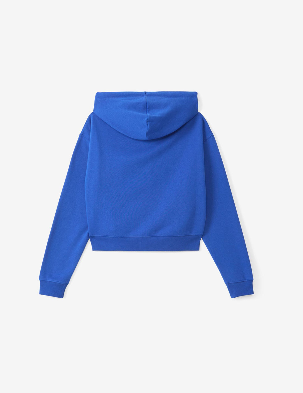 Sweat oversize zippé bleu indigo