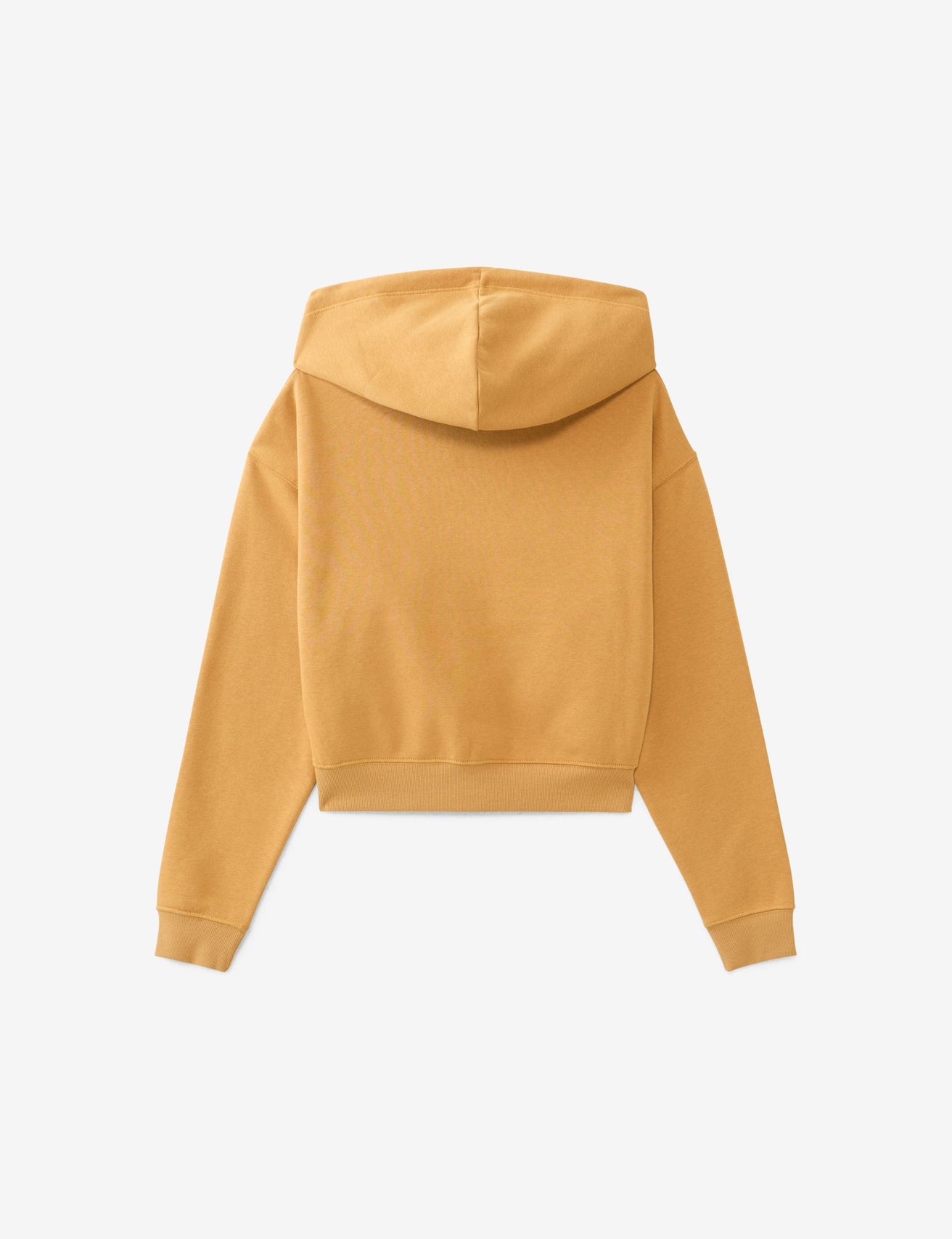 Sweat oversize zippé jaune foncé - Image 5