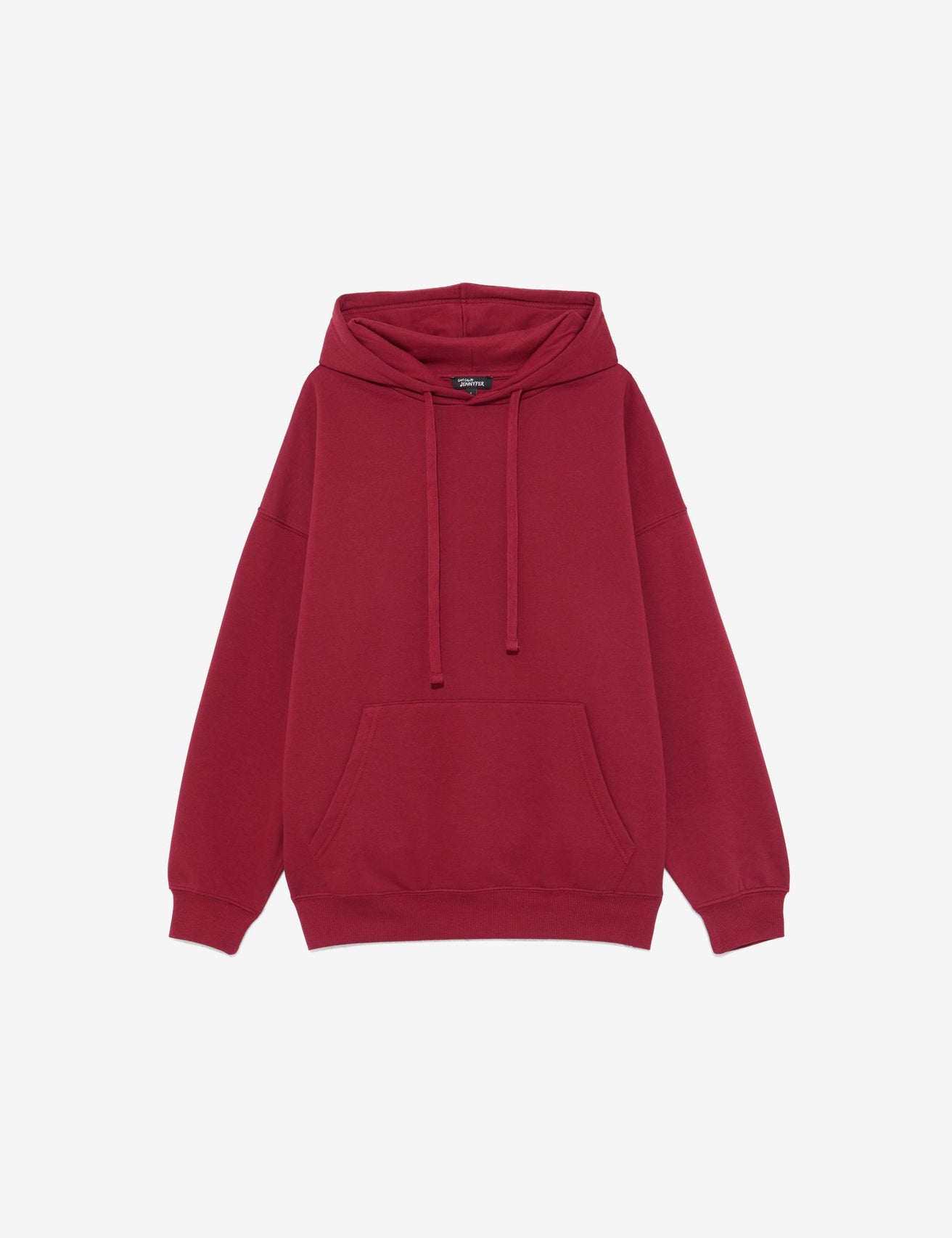 Sweatshirt oversize rouge foncé - Image 6