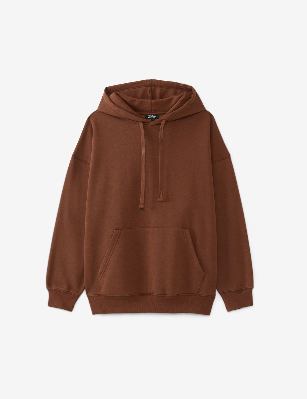 Sweat à capuche oversize marron