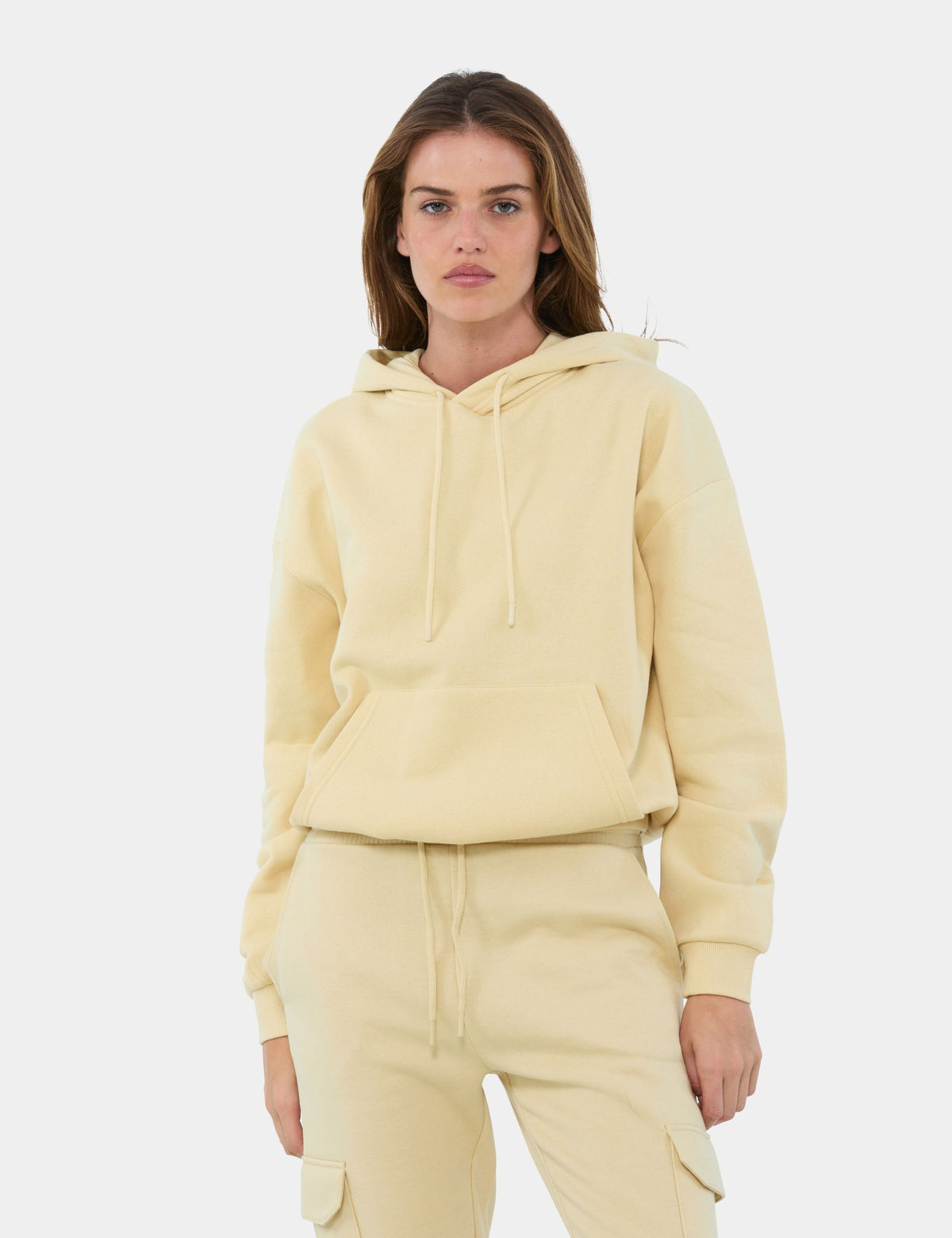 Sweatshirt beige moyen