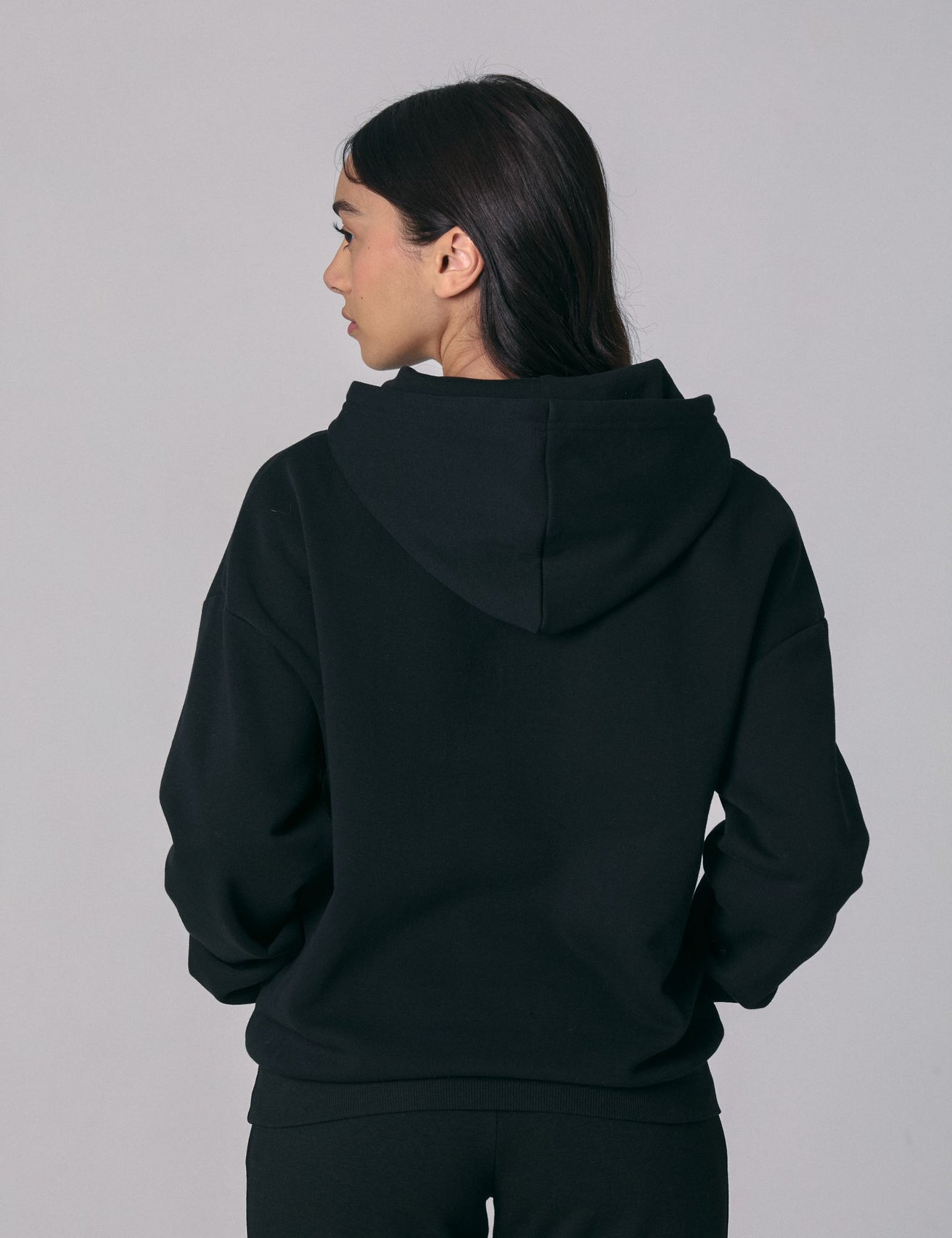 Sweatshirt à capuche  noir - Image 2