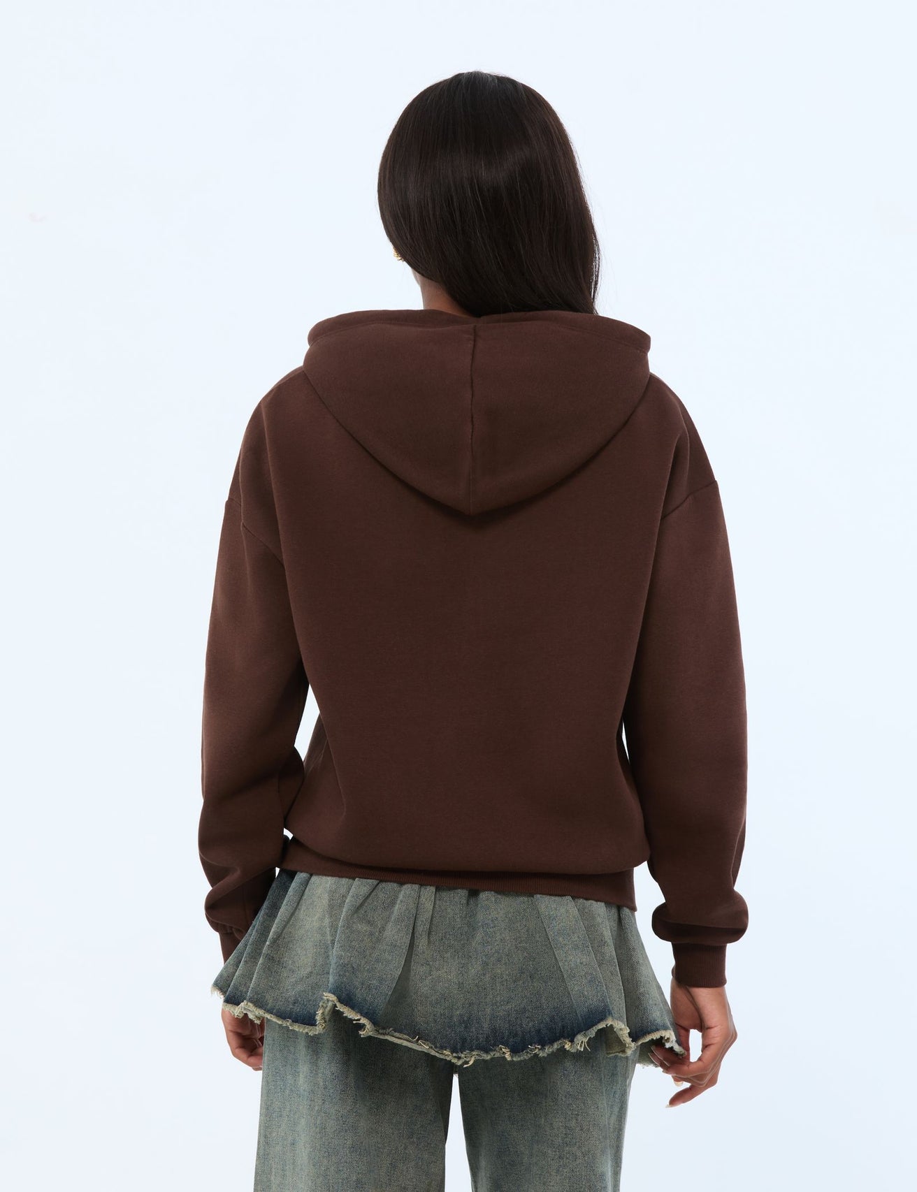 Sweatshirt marron foncé - Image 2