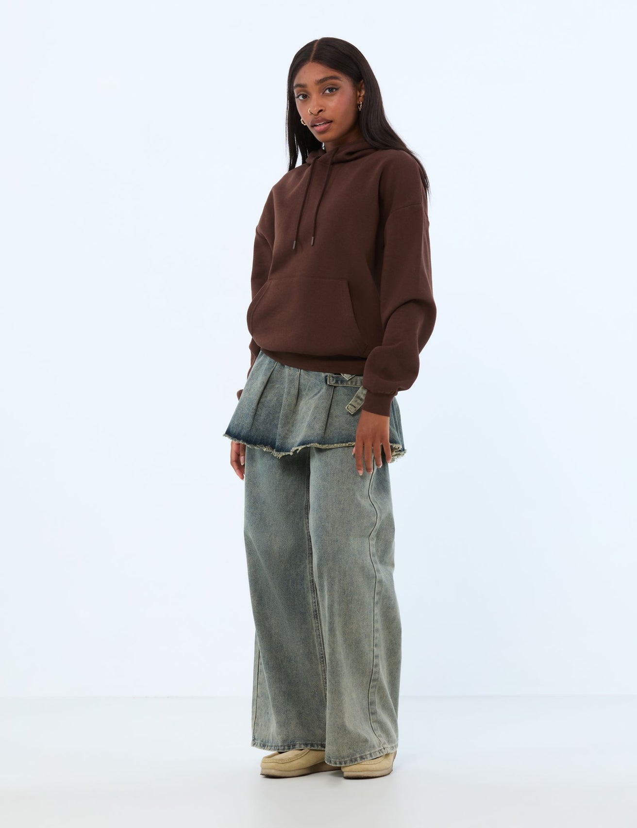 Sweatshirt marron foncé - Image 3