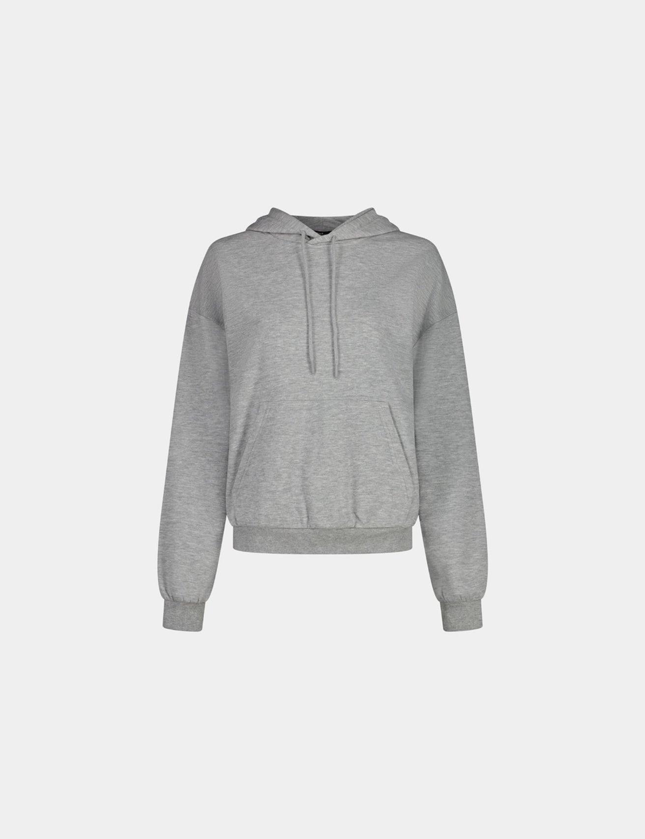 Sweatshirt à capuche gris chiné - Image 5