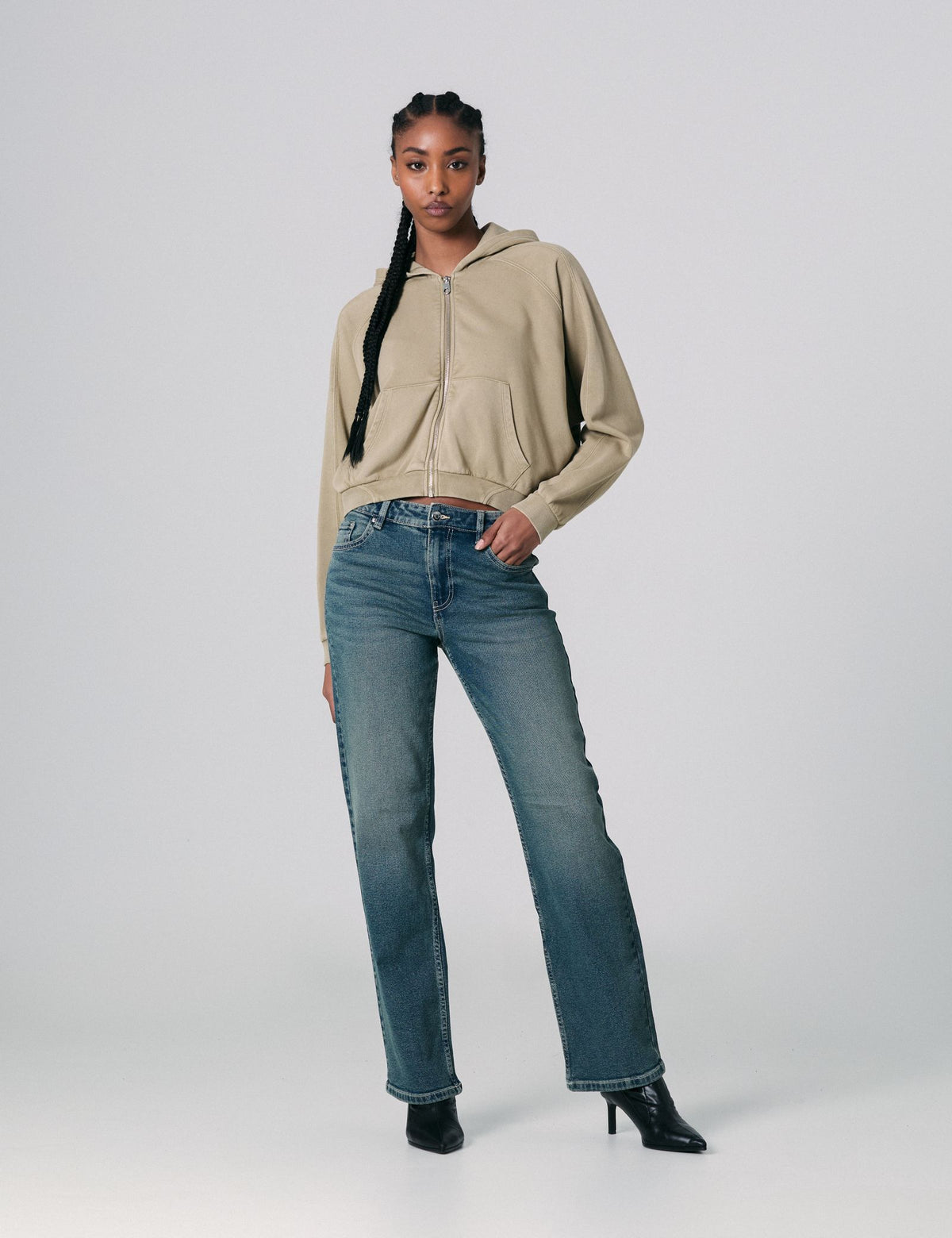 Jean straight bleu jean