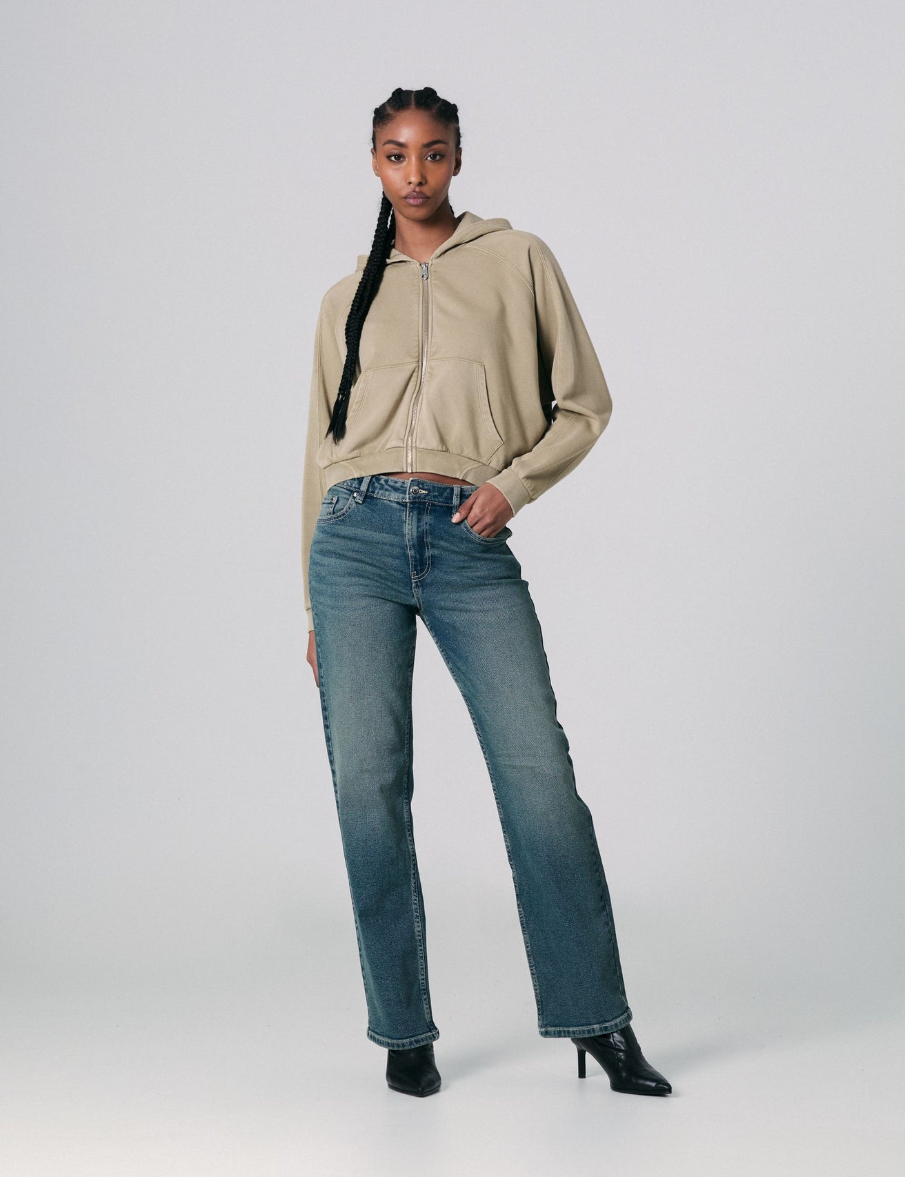 Jean straight bleu jean - Image 1