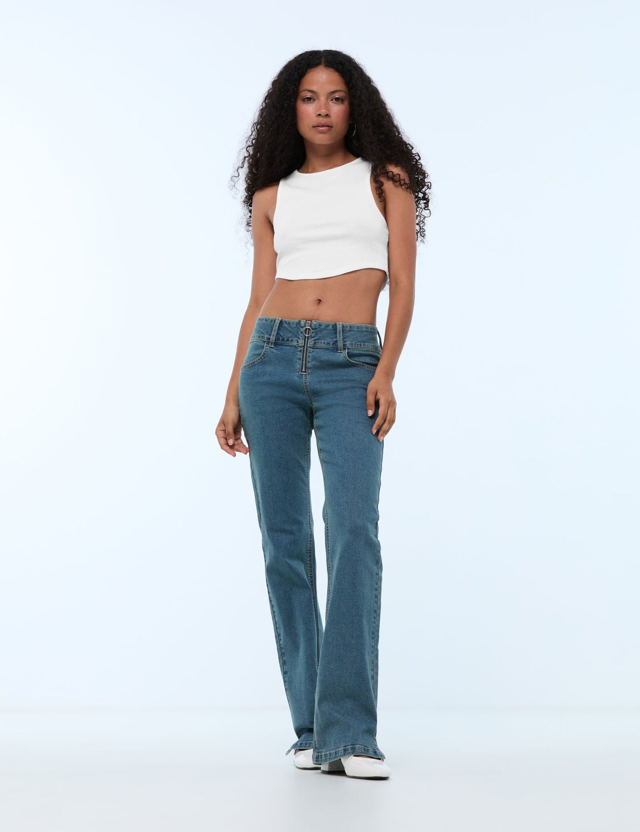 Jean flare denim bleu - Image 1