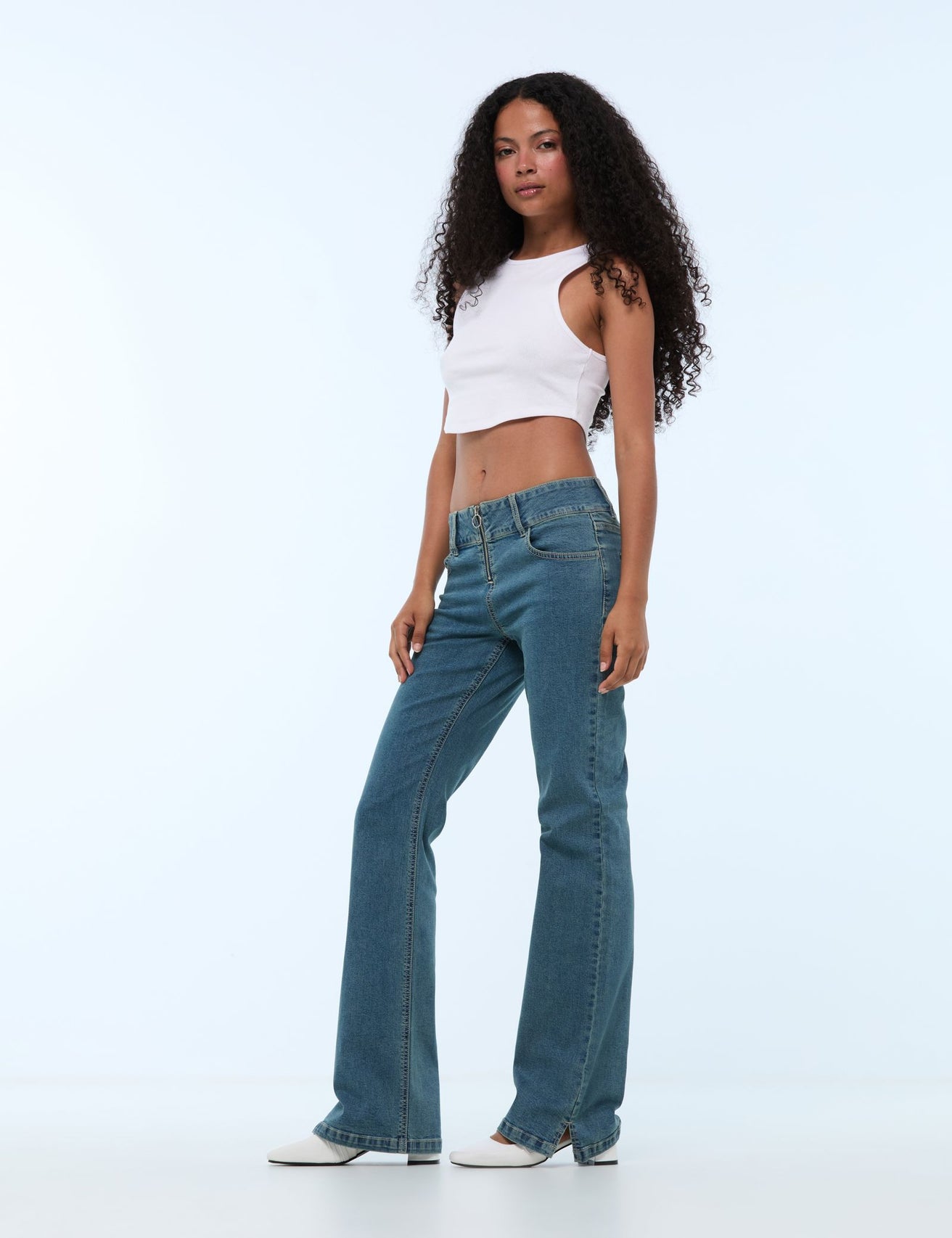 Jean flare denim bleu - Image 3