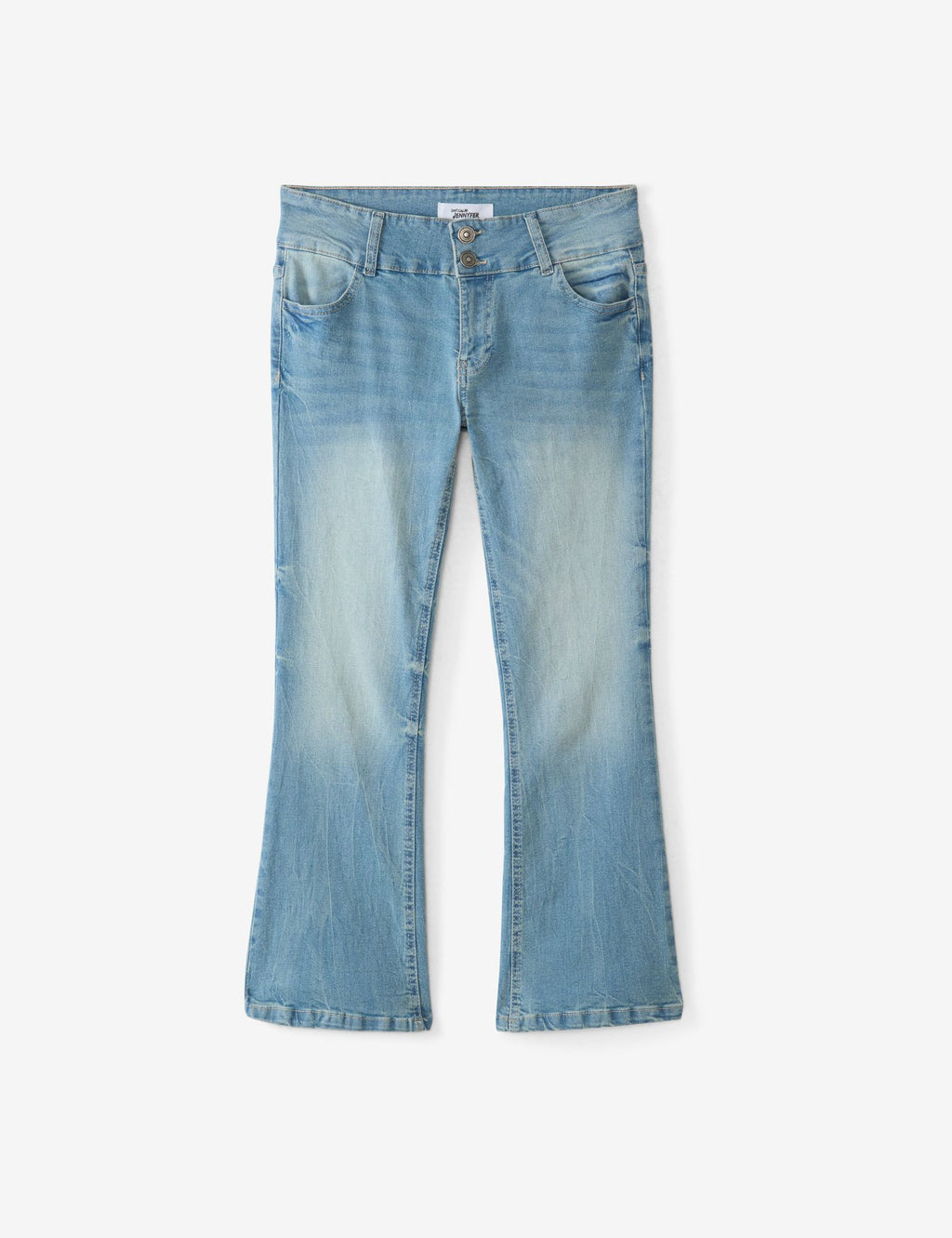 Jean flare low waist bleu