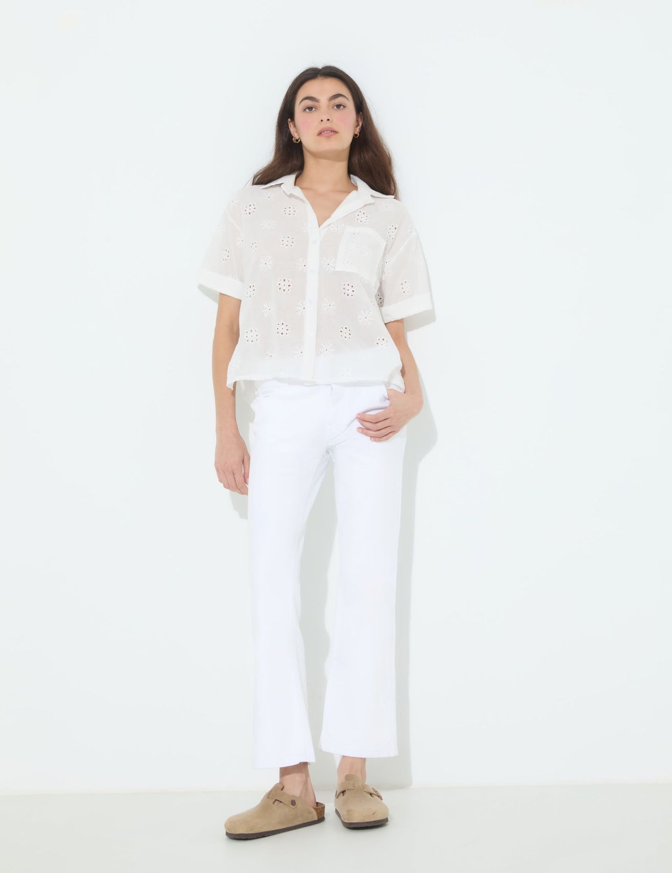 Jean flare blanc - Image 4