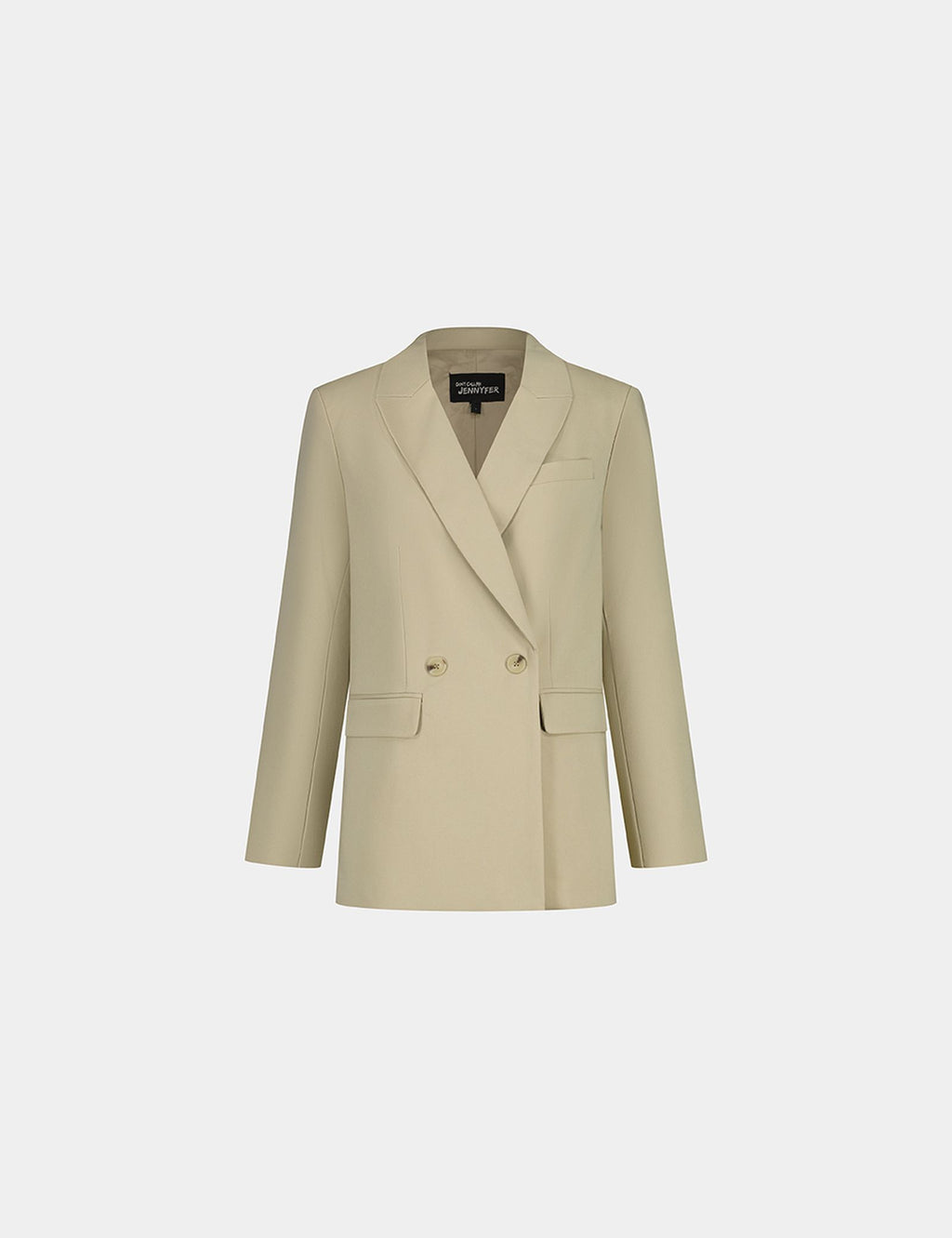 Veste blazer oversize beige kaki