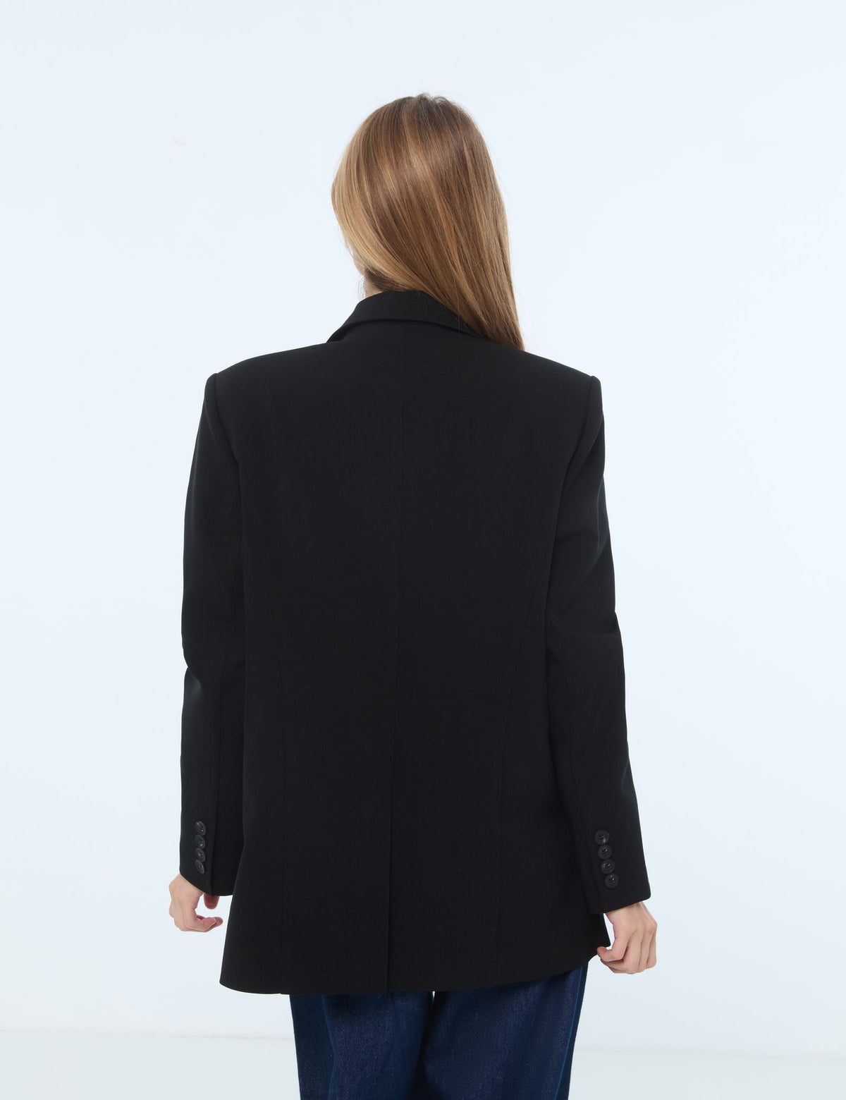 Veste blazer oversize noire