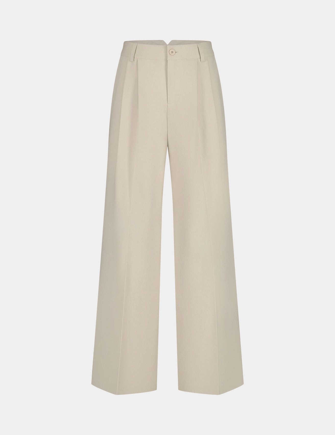 Pantalon de tailleur crème - Image 2