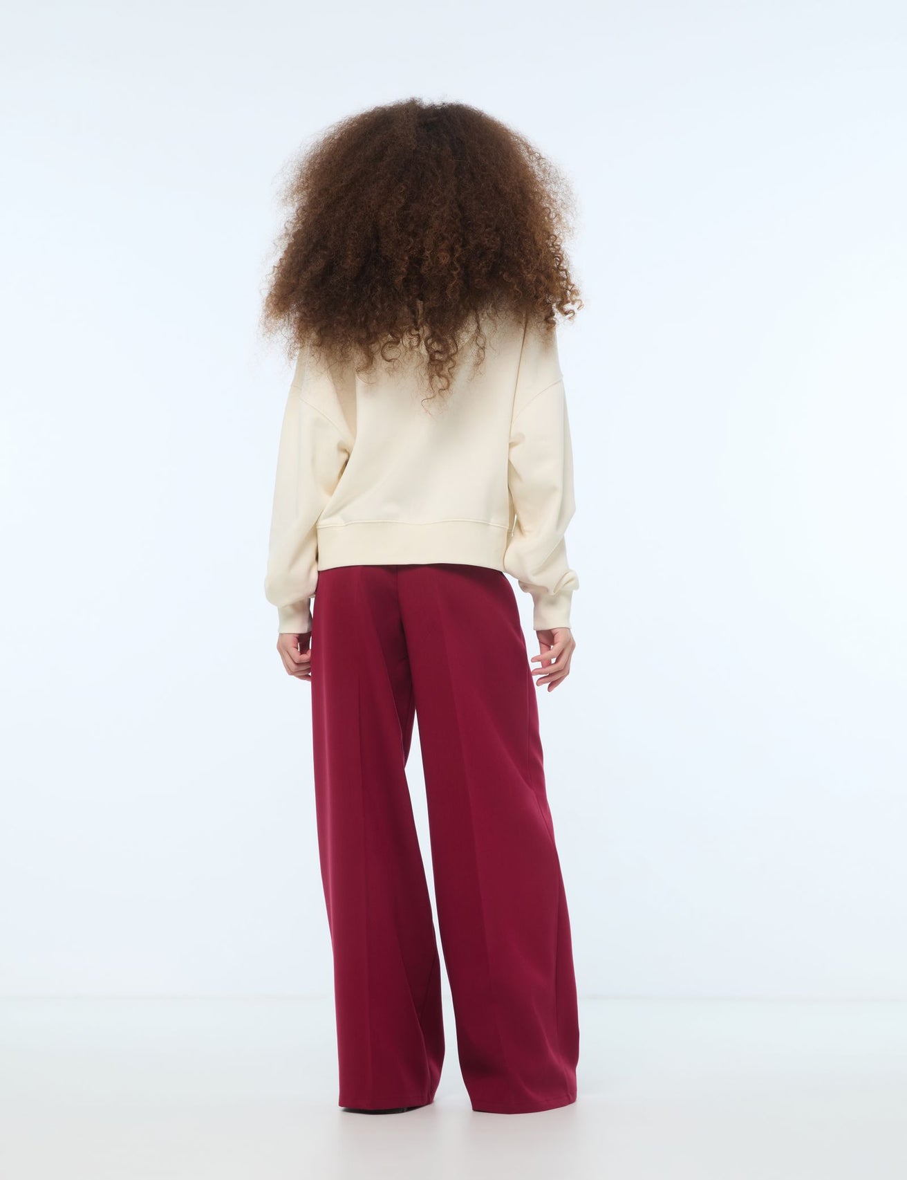 Pantalon de tailleur bordeaux - Image 2