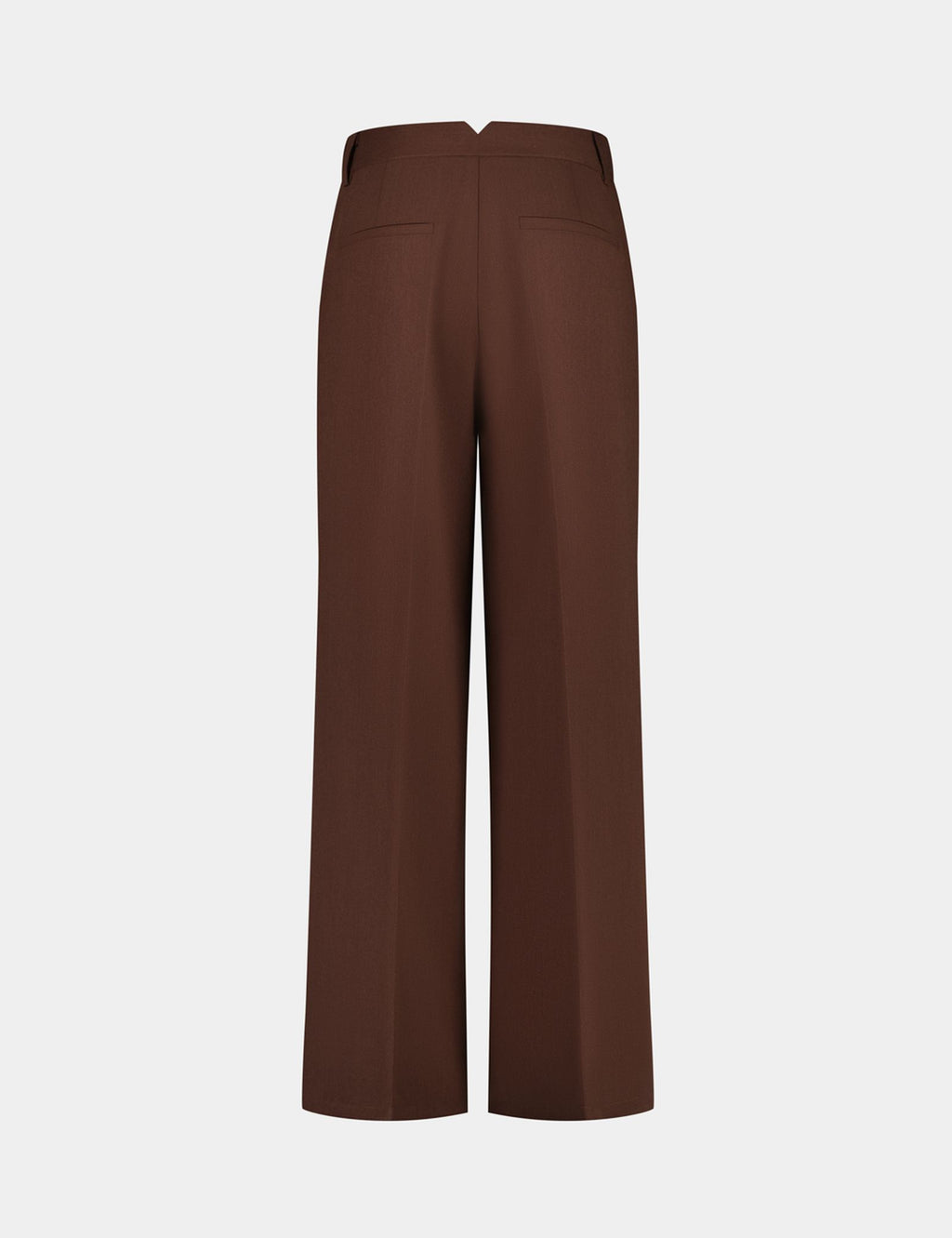 Pantalon de tailleur marron foncé