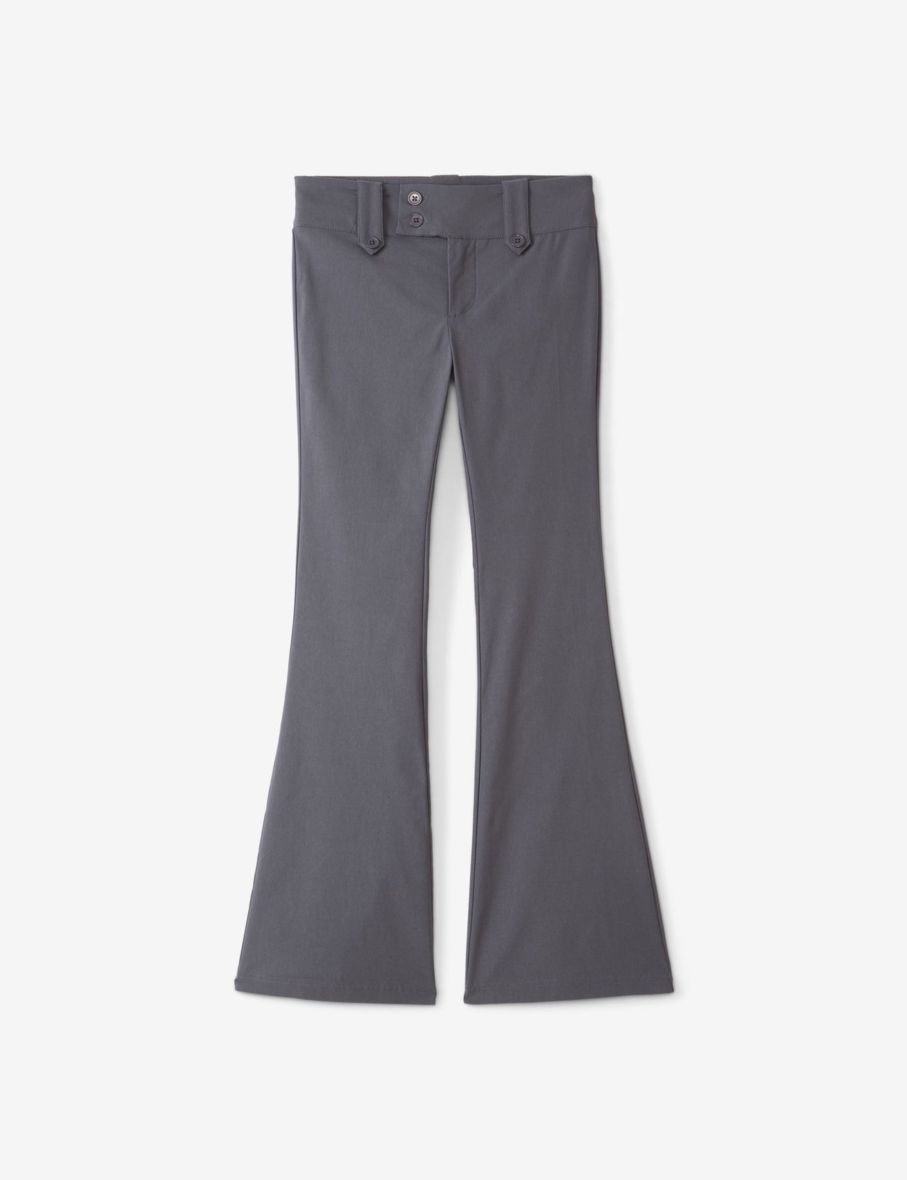 Pantalon tailleur flare gris foncé - Image 1