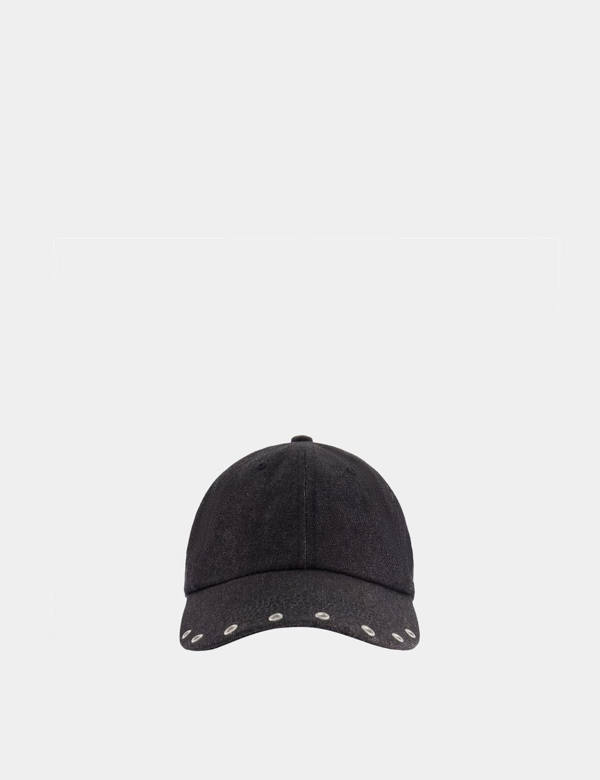 Casquette à oeillets noir