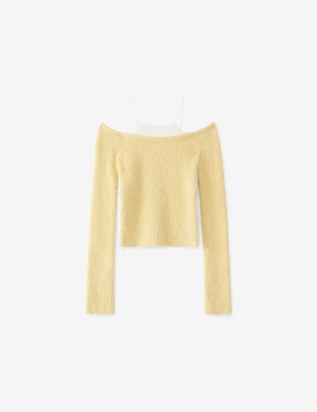 Pull  beige moyen doux