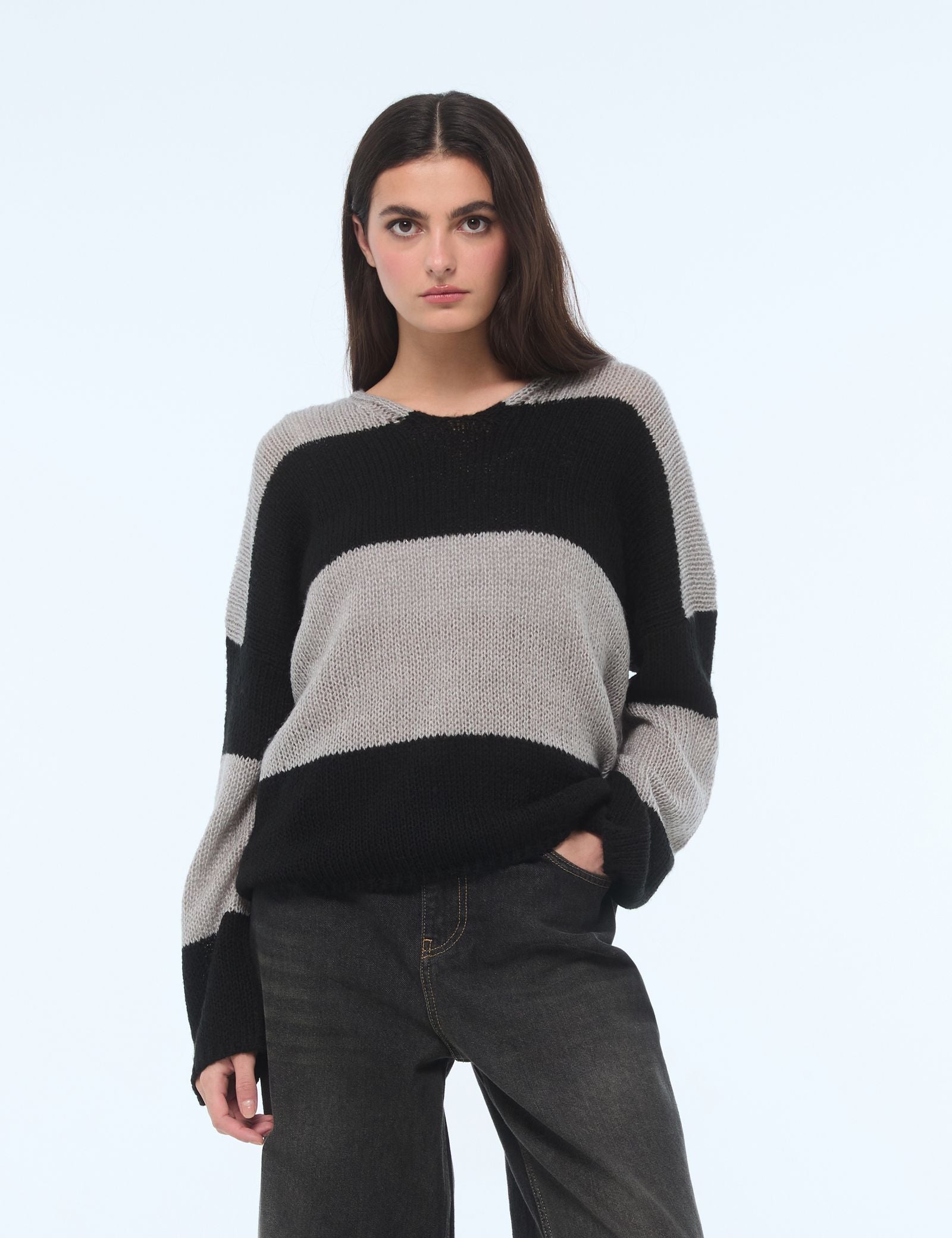 Pull noir jennyfer sale