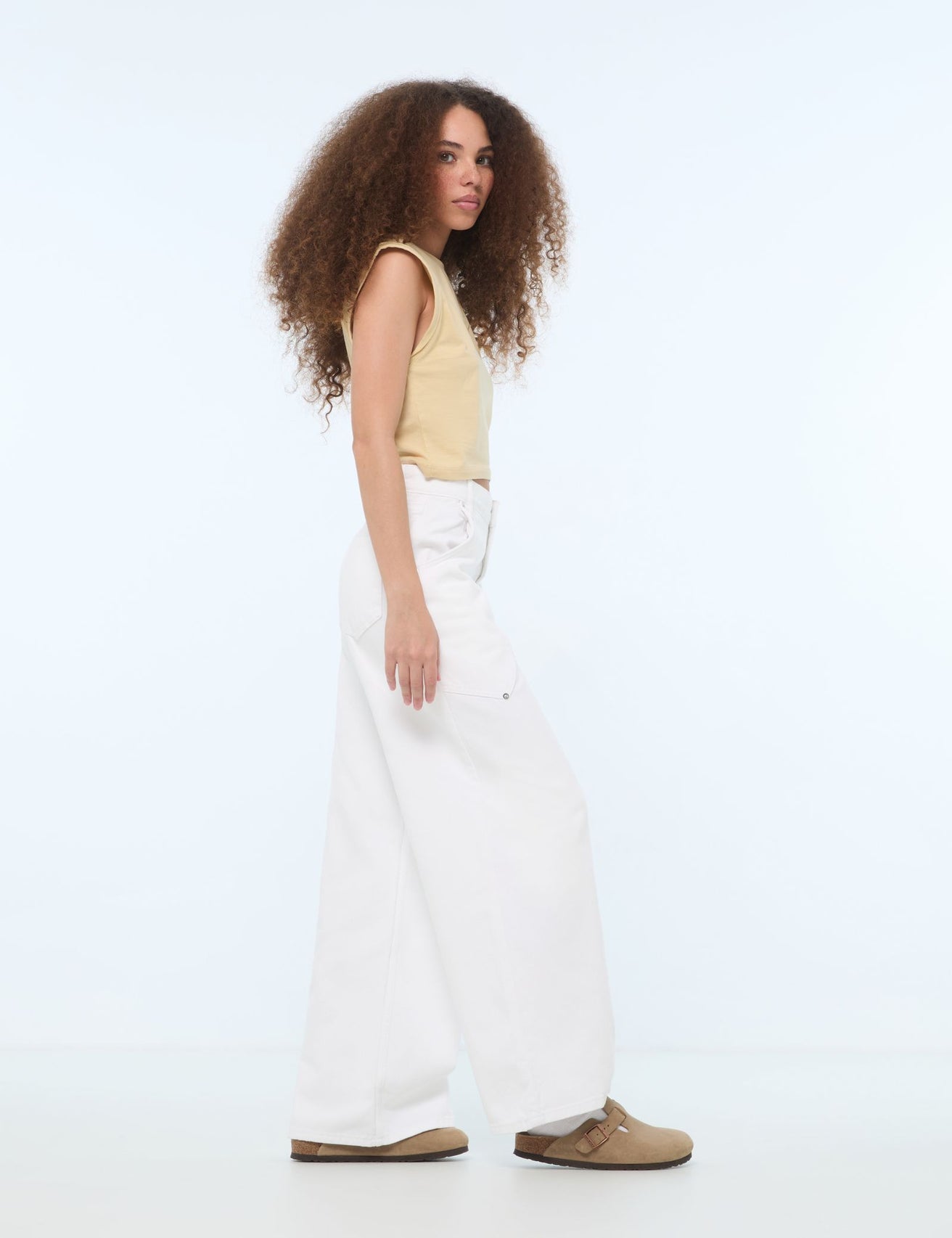 Jean maxi wide leg blanc - Image 3