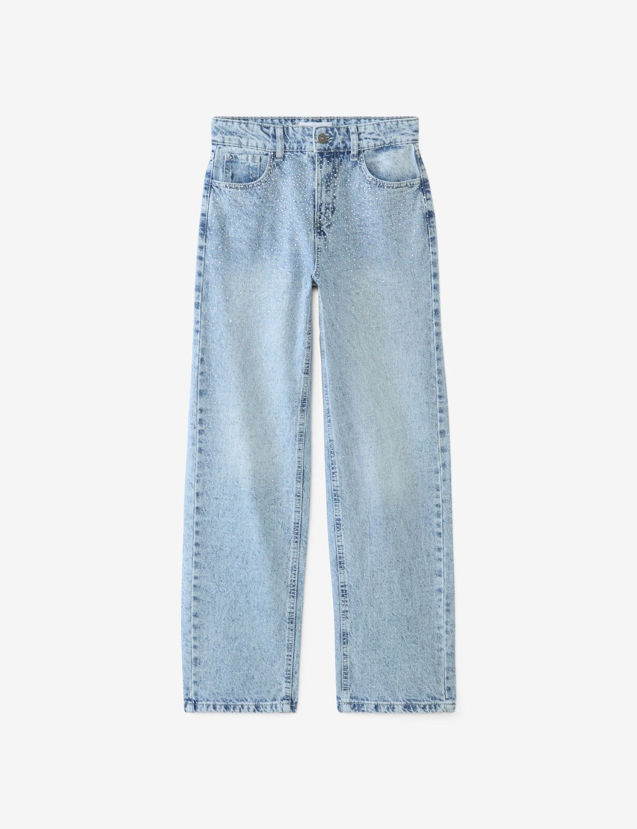 Jean straight taille medium bleu - Image 4