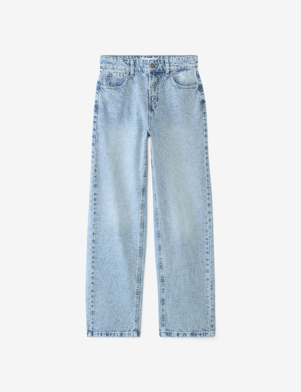 Jean straight taille medium bleu