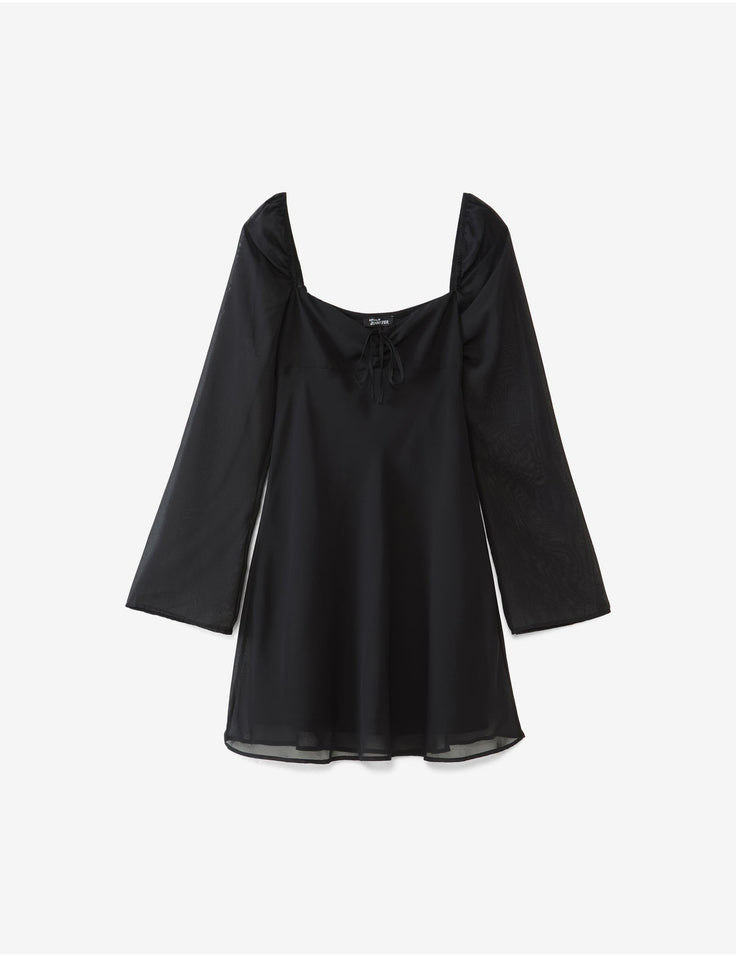 Robe courte légère noire