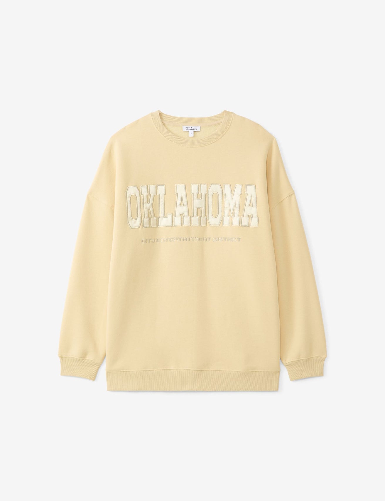 Sweat oversize Oklahoma beige moyen - Image 4