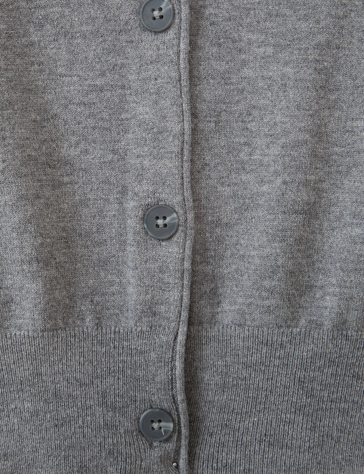 Cardigan gris chine