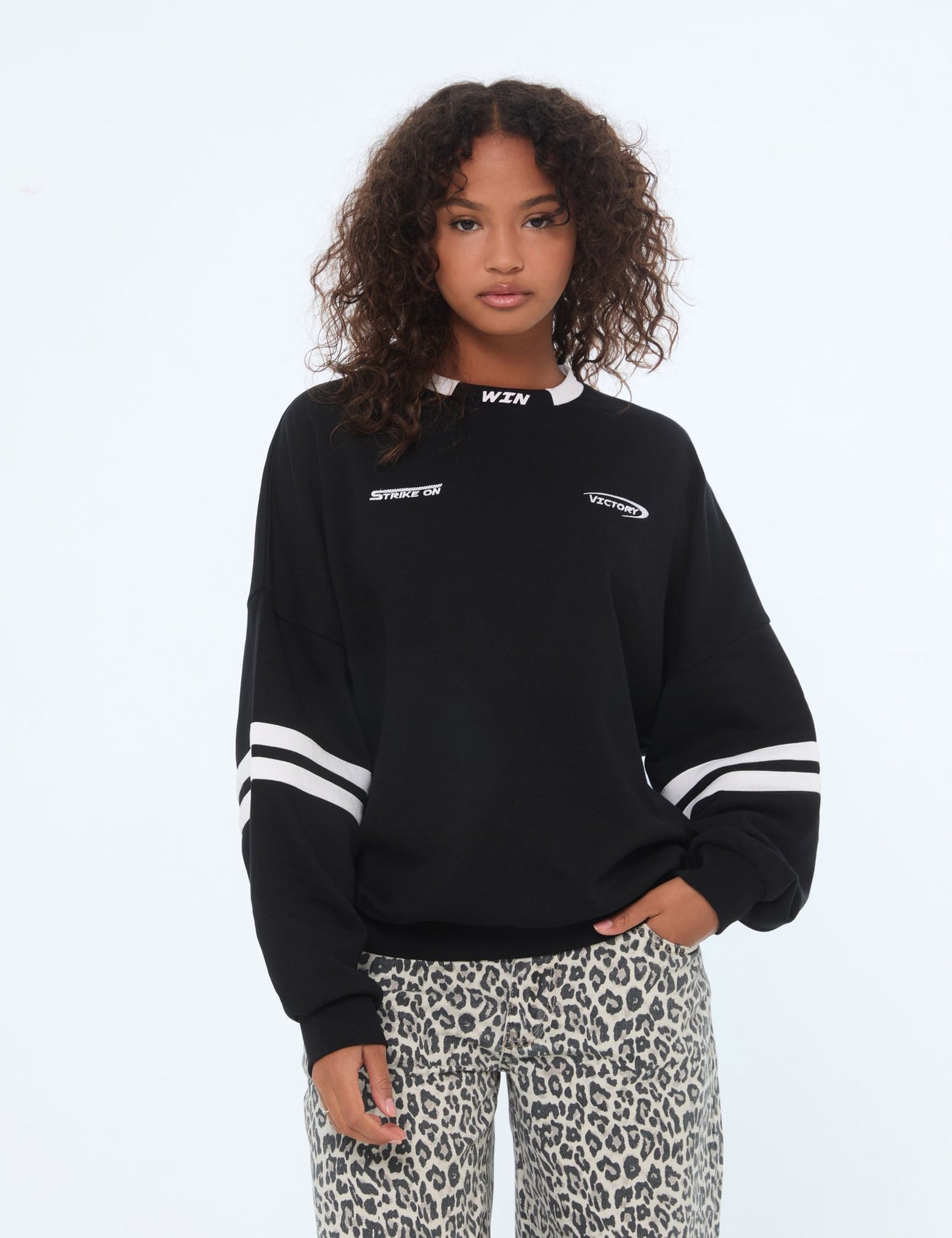 Sweat oversize noir - Image 1