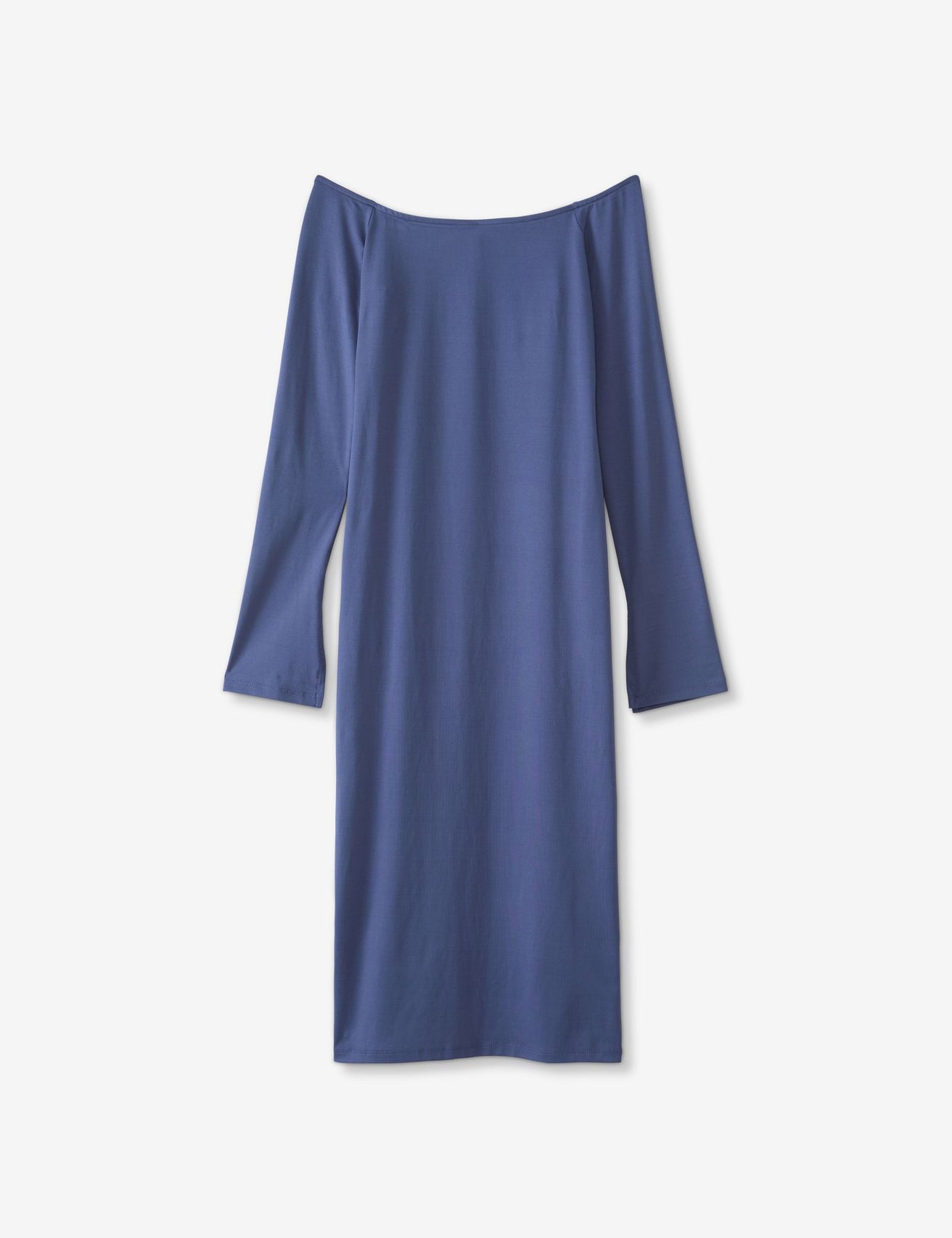 Robe mi longue bleue ardoise - Image 5