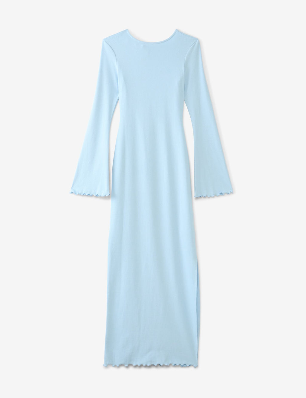 Robe longue bleue clair