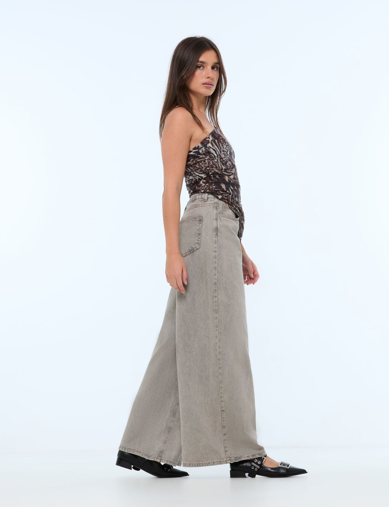 Jean large gris - Image 3