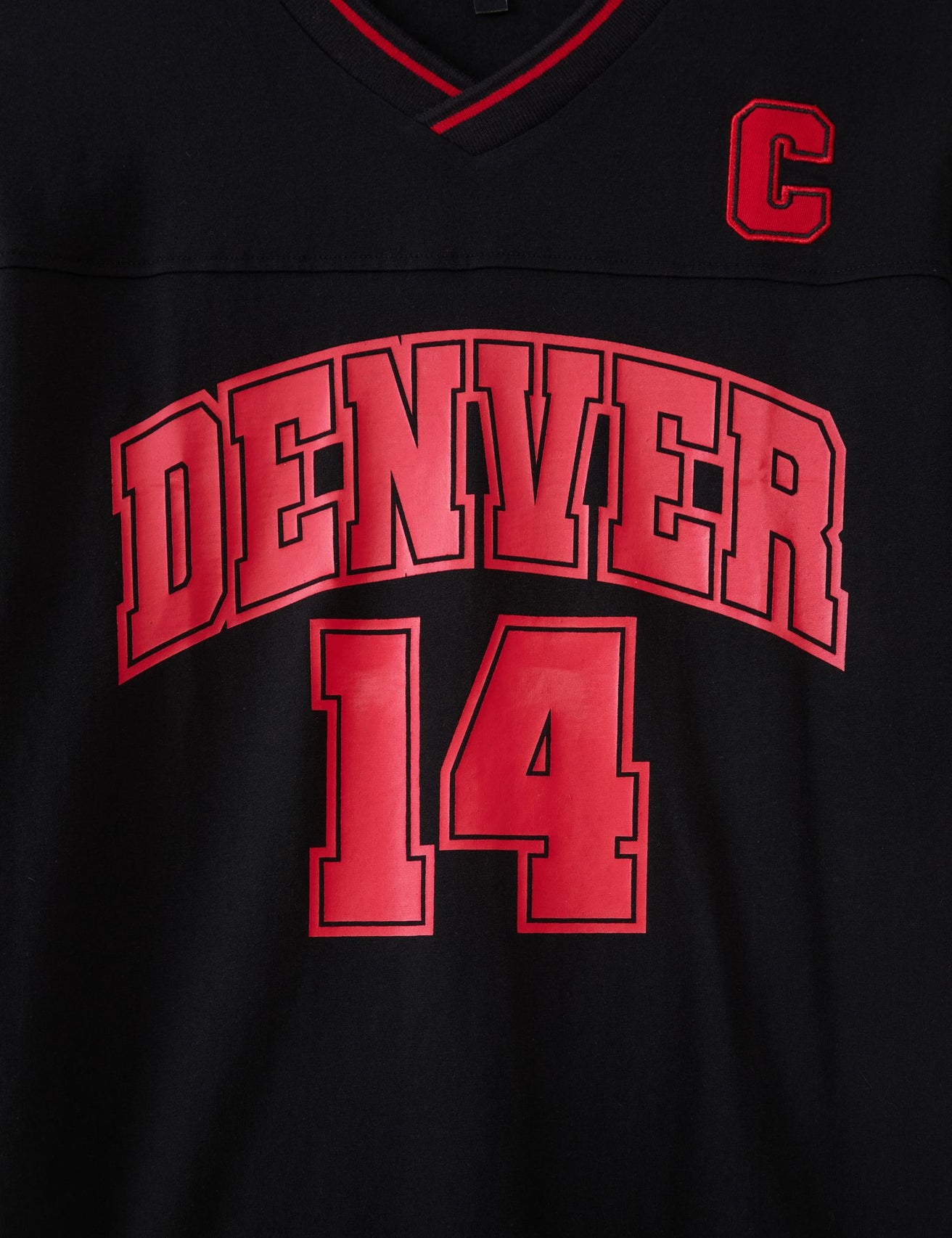 T-shirt oversize Denver noir - Image 2