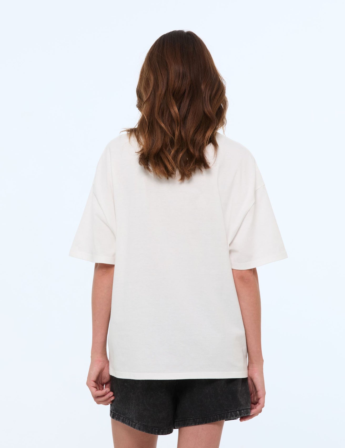 T-shirt oversize UCLA X Jennyfer blanc cassé - Image 2