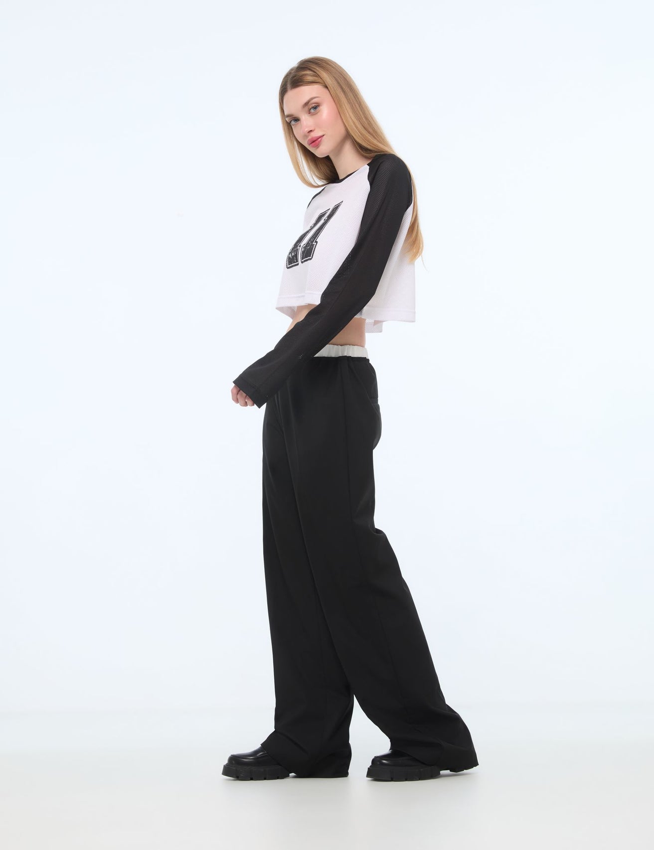 Pantalon fluide noir - Image 3