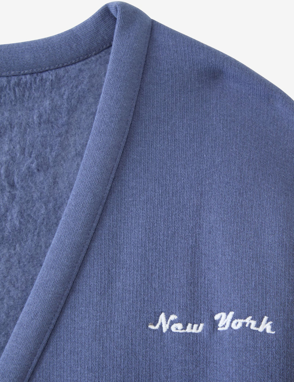 Cardigan New York bleu ardoise