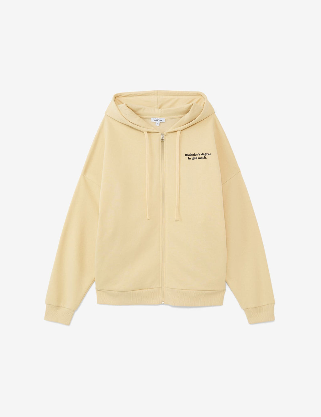 Sweat oversize avec message dans le dos beige moyen